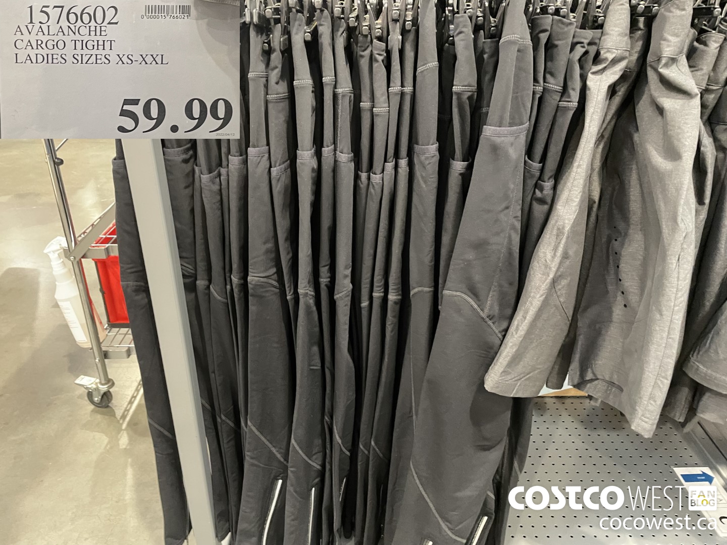 1576602 AVALANCHE CARGO TIGHT LADIES SIZES XS-XXL $59.99