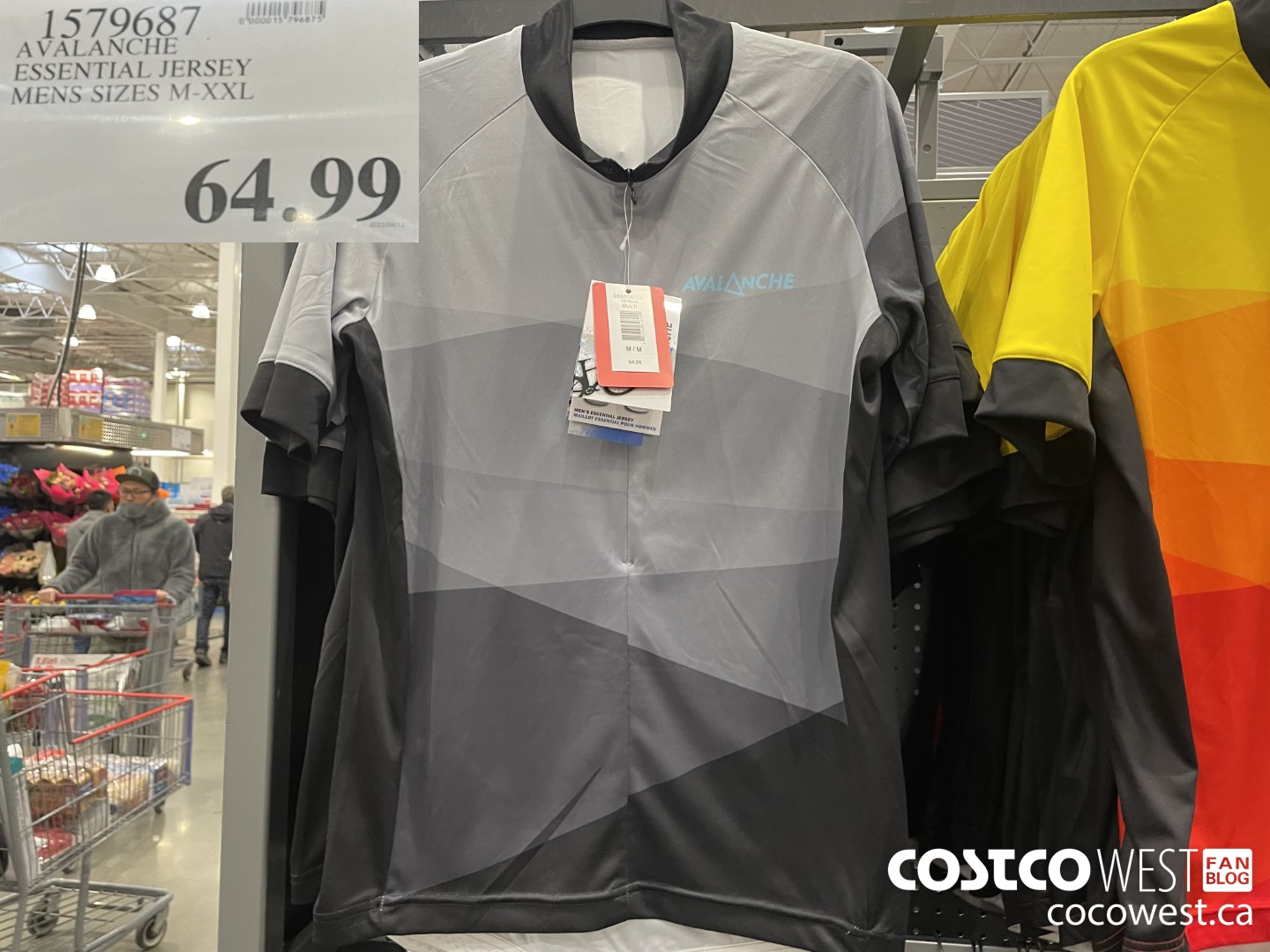 1579687 AVALANCHE ESSENTIAL JERSEY MENS SIZES M-XXL $64.99