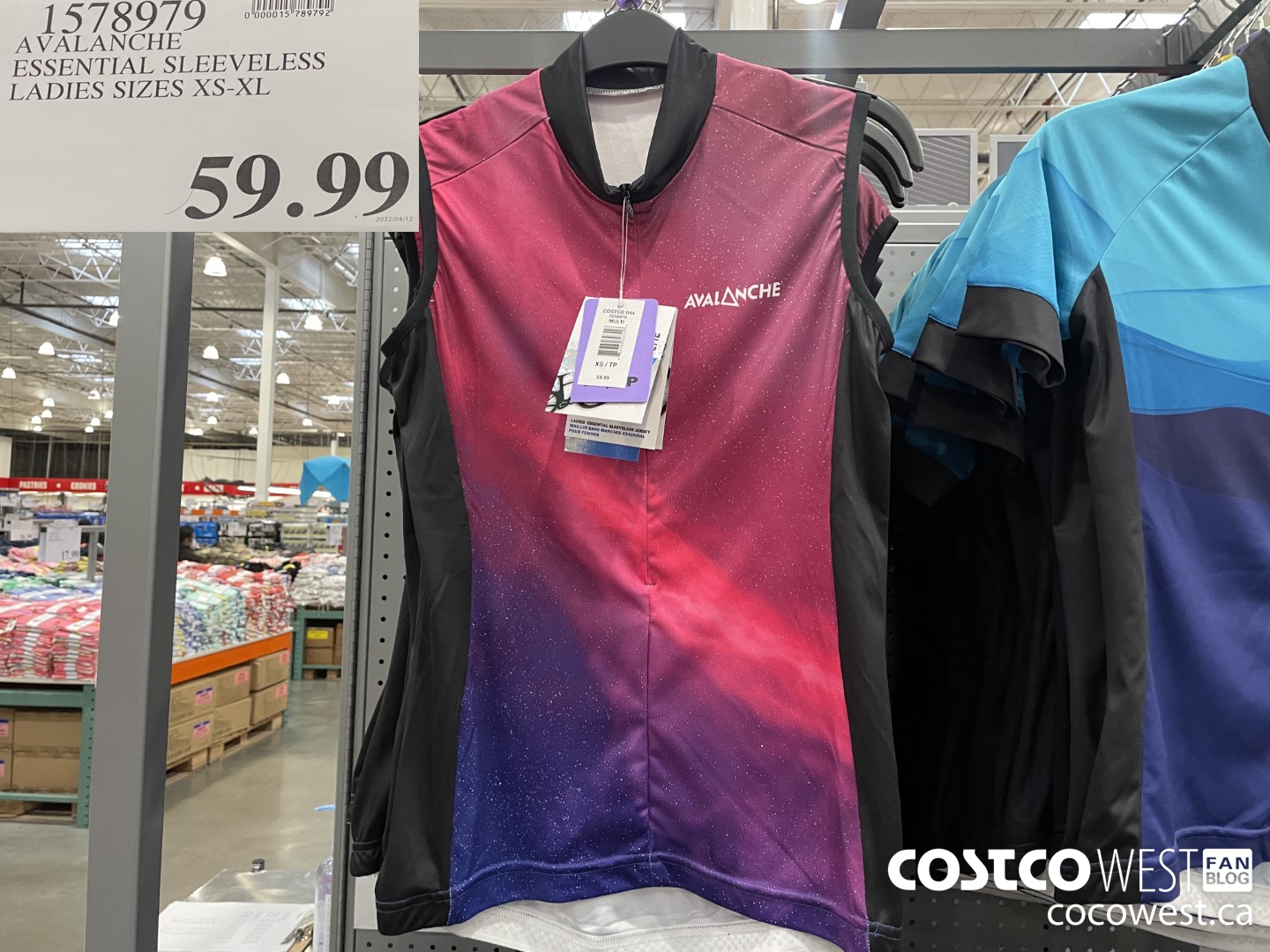 1578979 AVALANCHE ESSENTIAL SLEEVELESS LADIES SIZES XS-XL $59.99