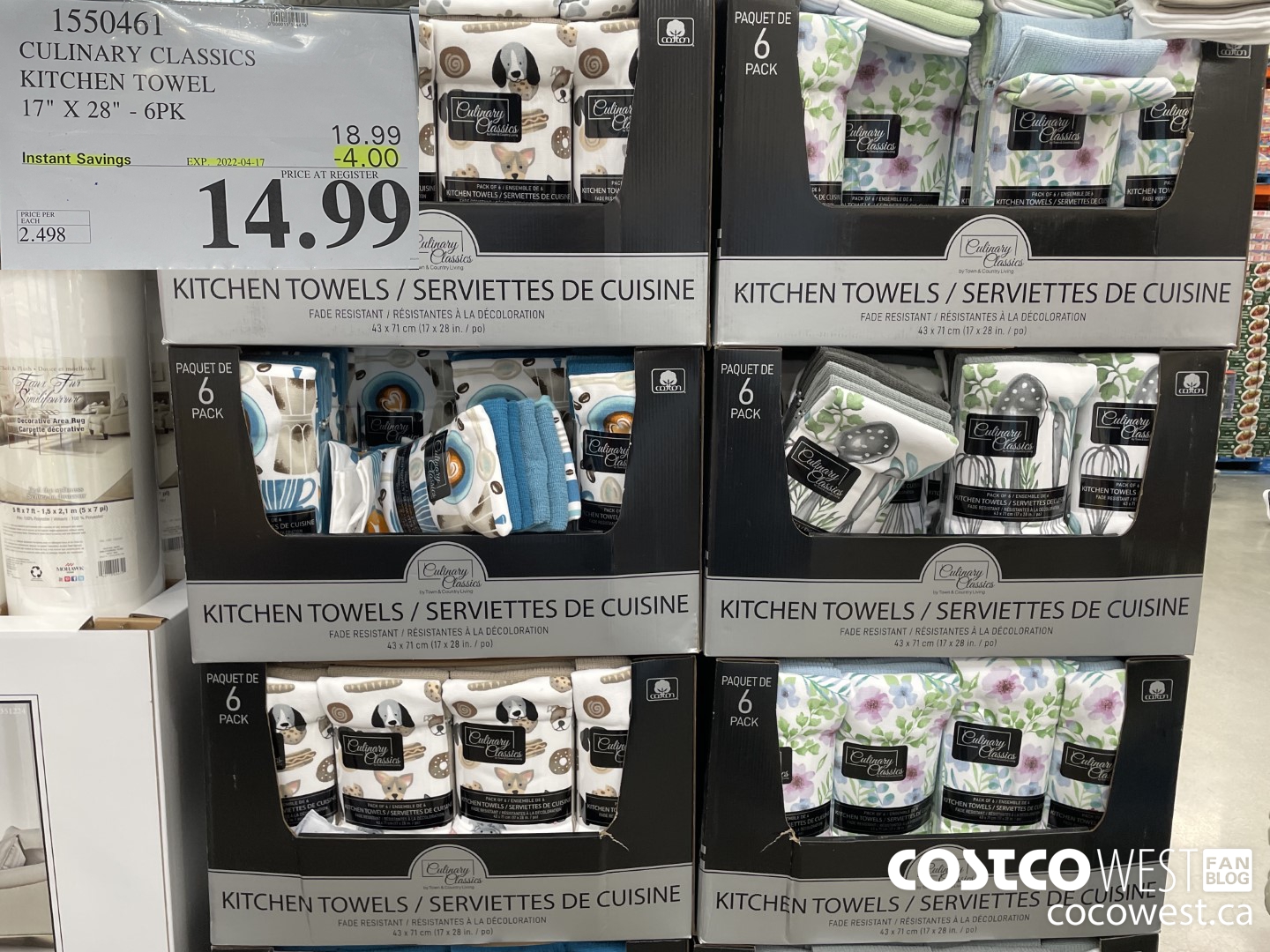 1550461 CULINARY CLASSICS KITCHEN TOWEL 17