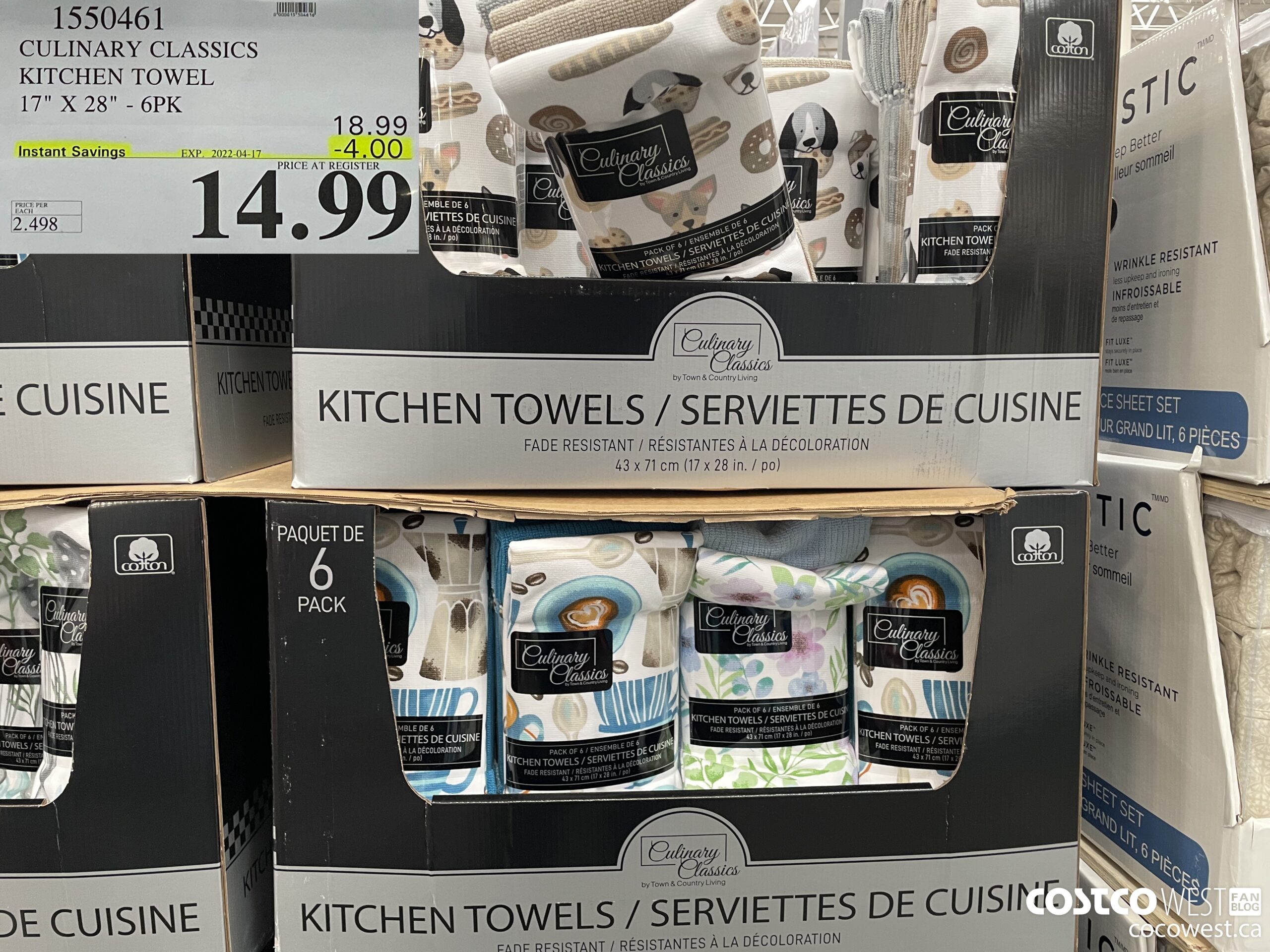 1550461 CULINARY CLASSICS KITCHEN TOWEL 17