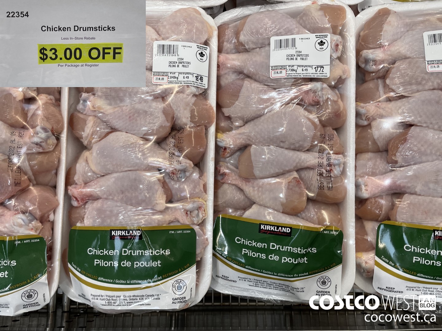 22354 Chicken Drumsticks ($3.00 INSTANT SAVINGS)