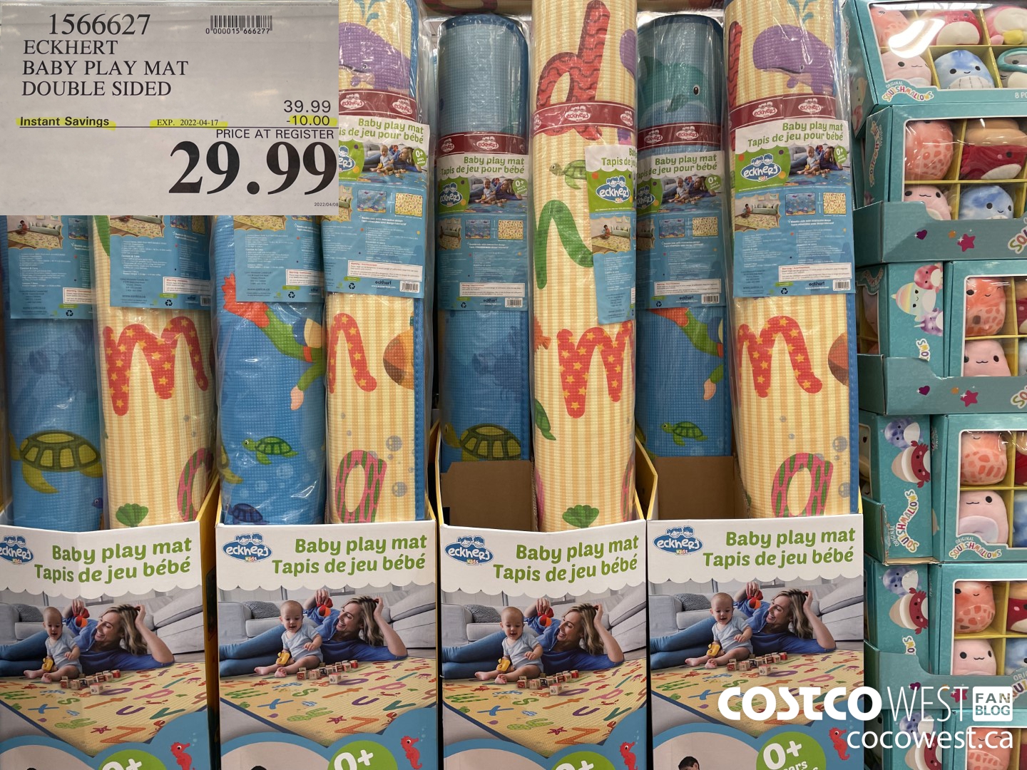 1566627 ECKHERT BABY PLAY MAT DOUBLE SIDED ($10.00 INSTANT SAVINGS EXPIRES ON 2022-04-17) $29.99