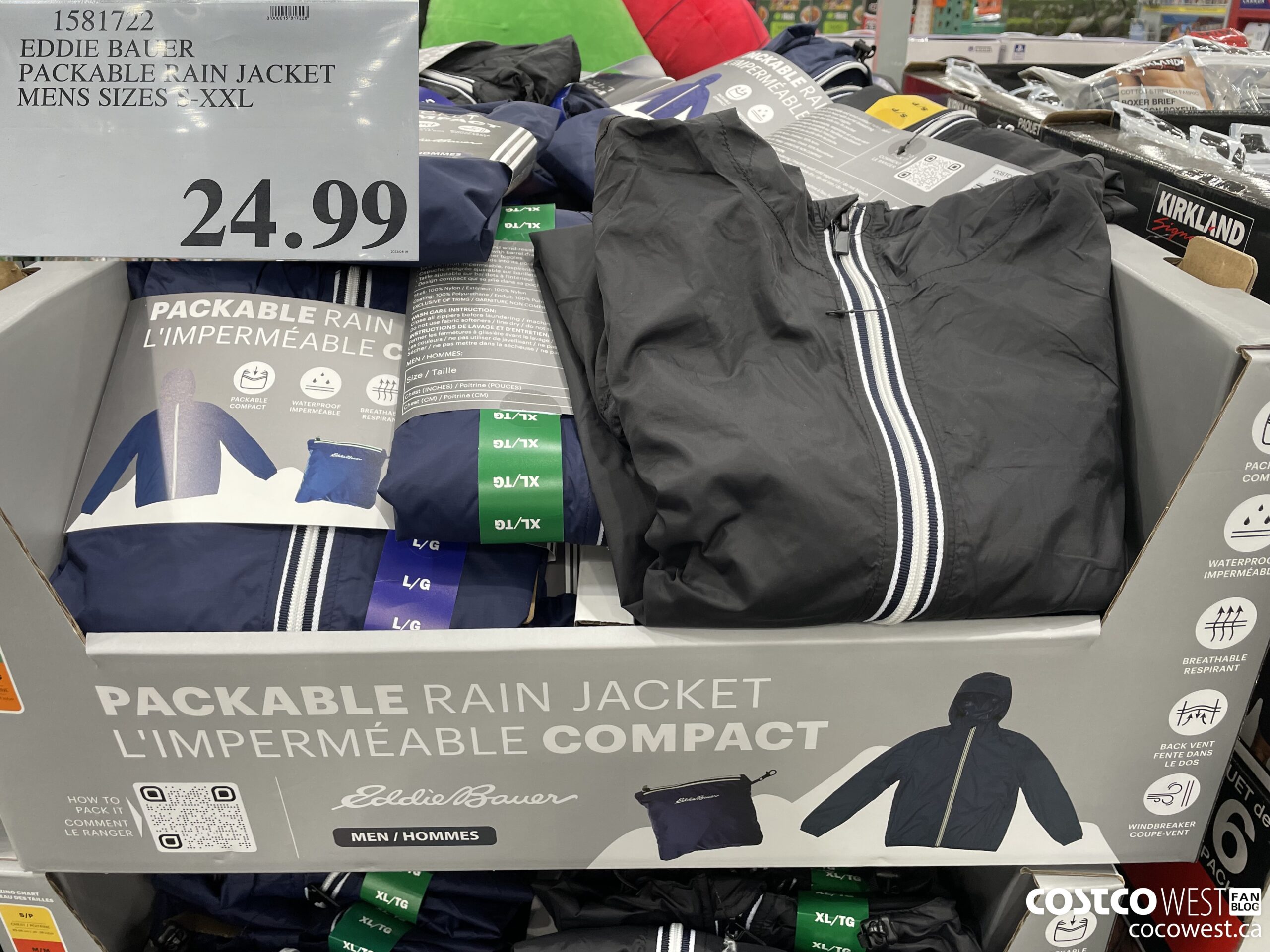 Costco waterproof jacket sale