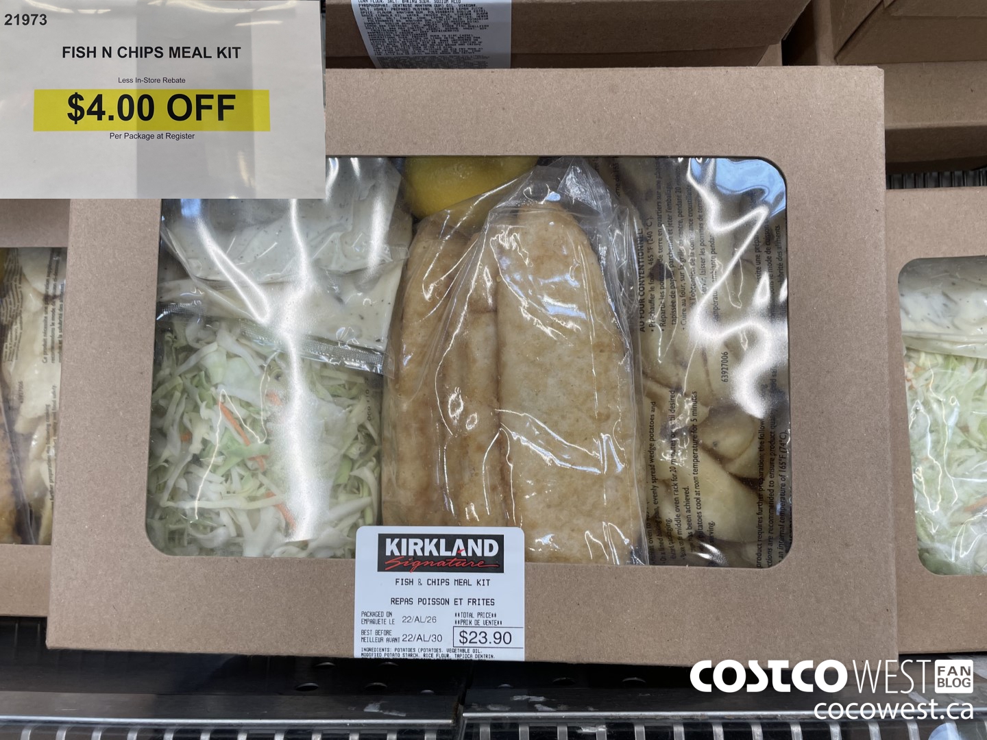 21973 FISH N CHIPS MEAL KIT  ($4.00 INSTANT SAVINGS)