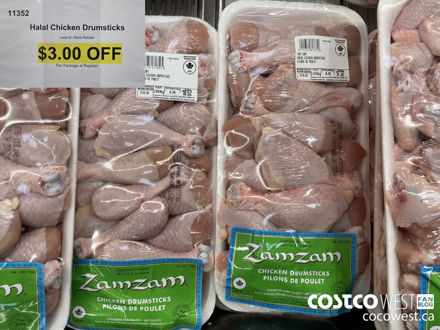 11352 Halal Chicken Drumsticks ($3.00 INSTANT SAVINGS)