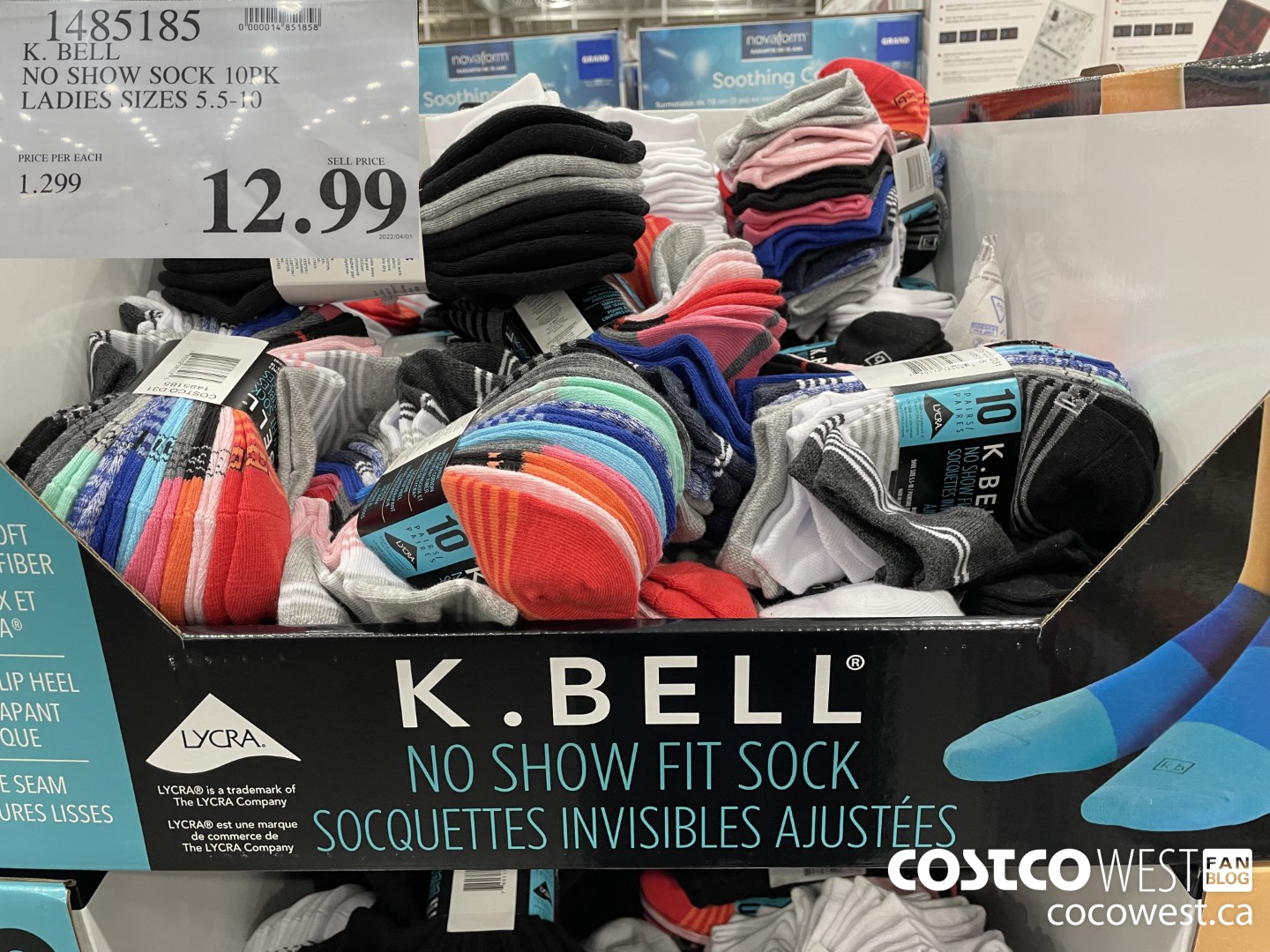 1485185 K. BELL NO SHOW SOCK 10PK LADIES SIZES 5.5-10 $12.99