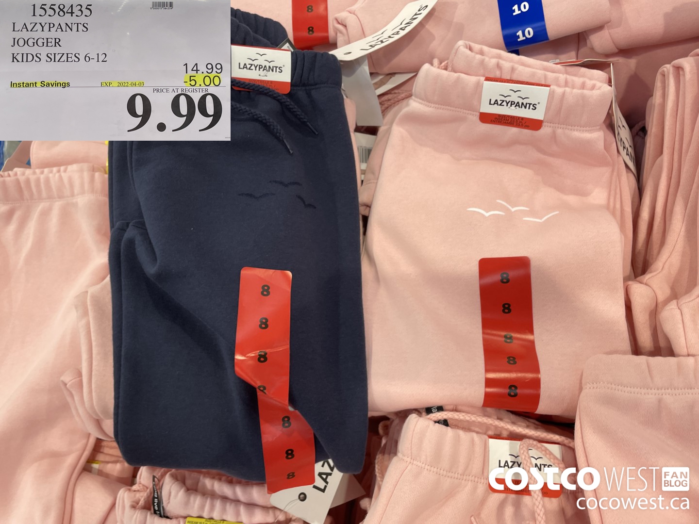 1558435 LAZYPANTS JOGGER KIDS SIZES 6-12 ($5.00 INSTANT SAVINGS EXPIRES ON 2022-04-03) $9.99