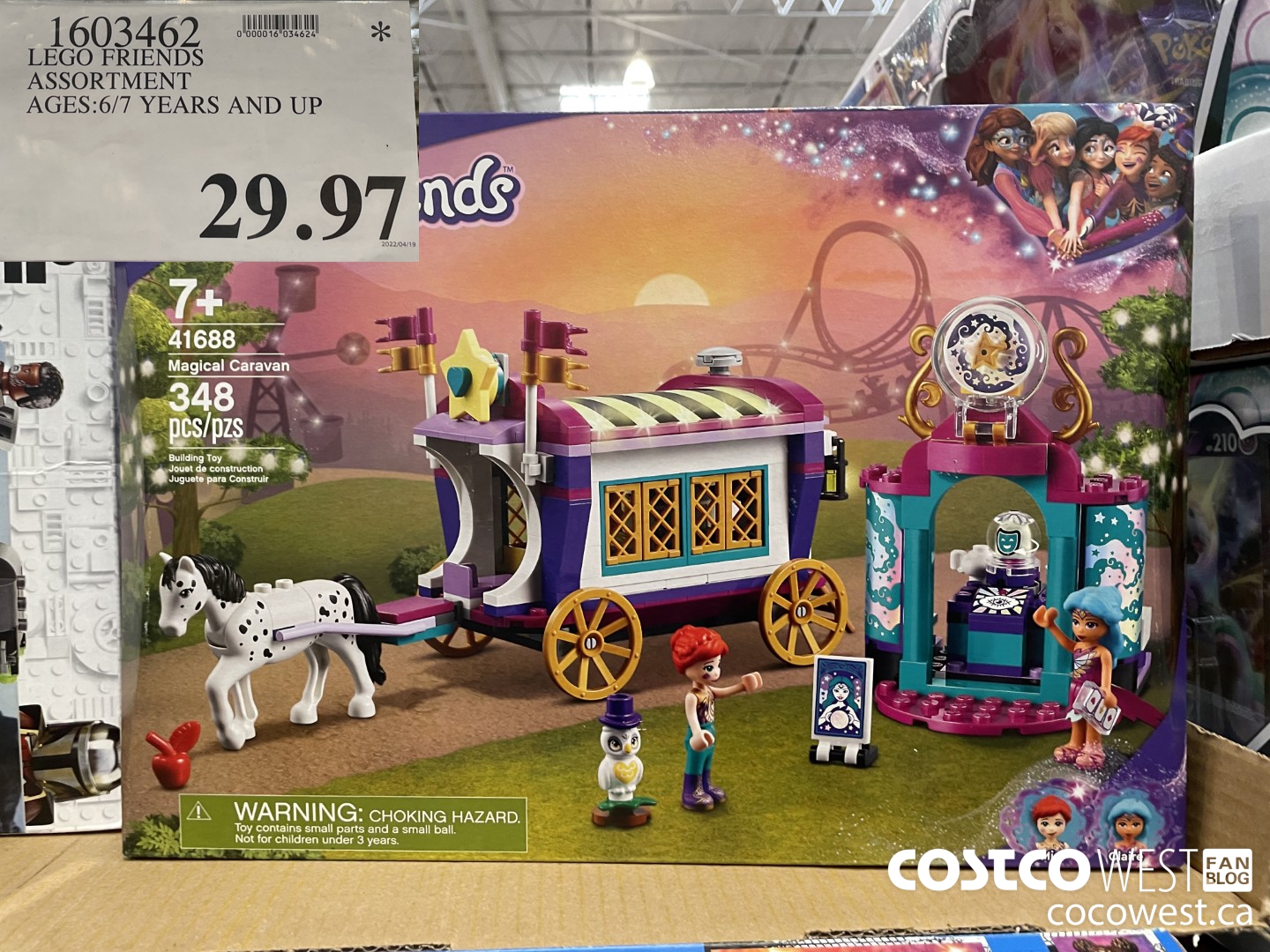 1603462 LEGO FRIENDS ASSORTMENT AGES:6/7 YEARS AND UP $29.97