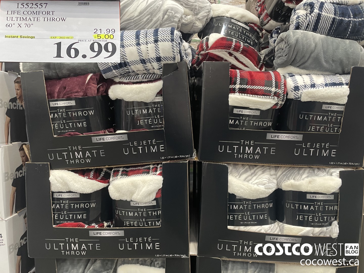 1552557 LIFE COMFORT ULTIMATE THROW 60