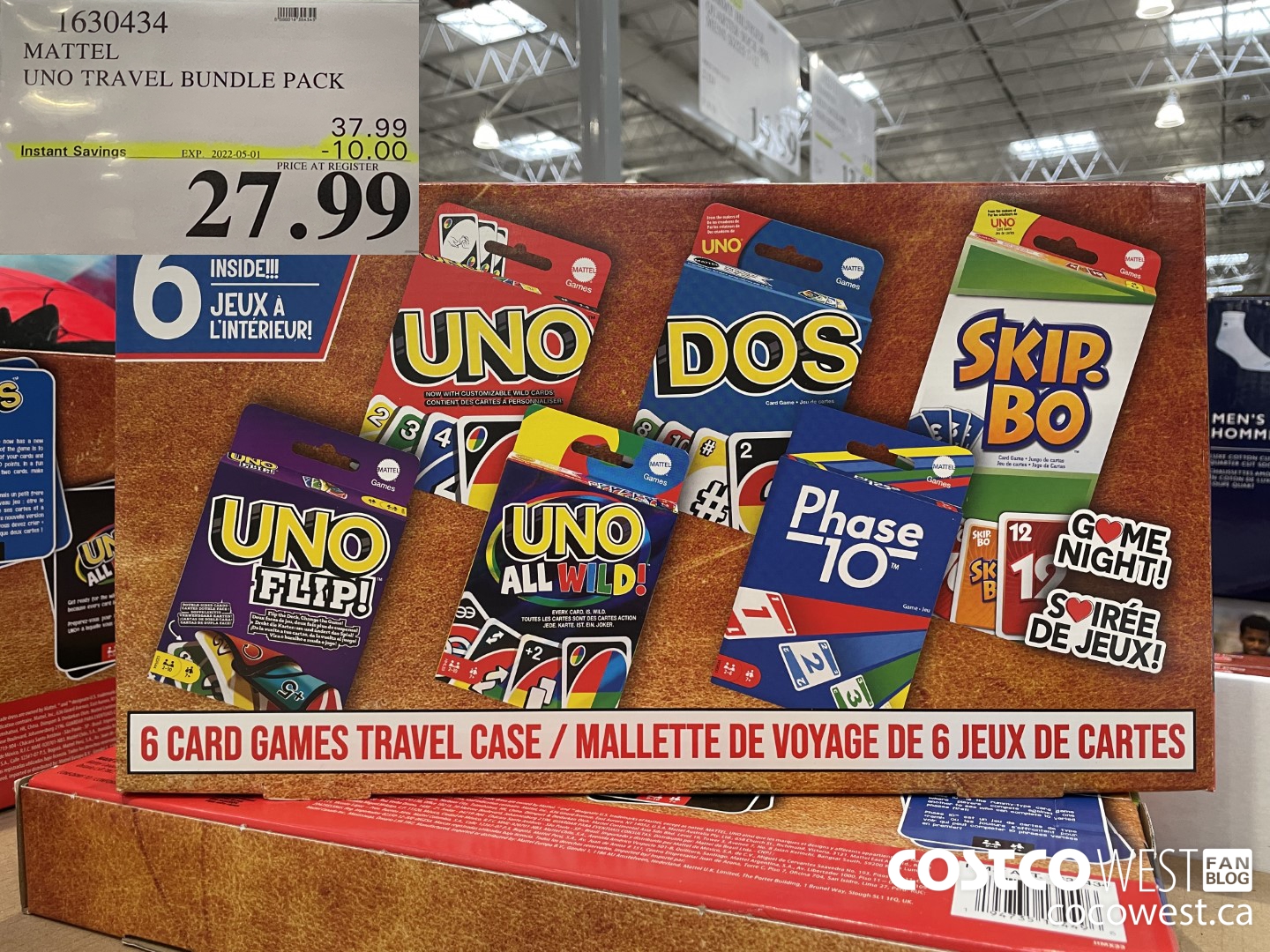 1630434 MATTEL UNO TRAVEL BUNDLE PACK ($10.00 INSTANT SAVINGS EXPIRES ON 2022-05-01) $27.99