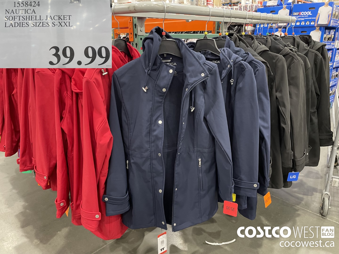 1558424 NAUTICA SOFTSHELL JACKET LADIES SIZES S-XXL  $39.99