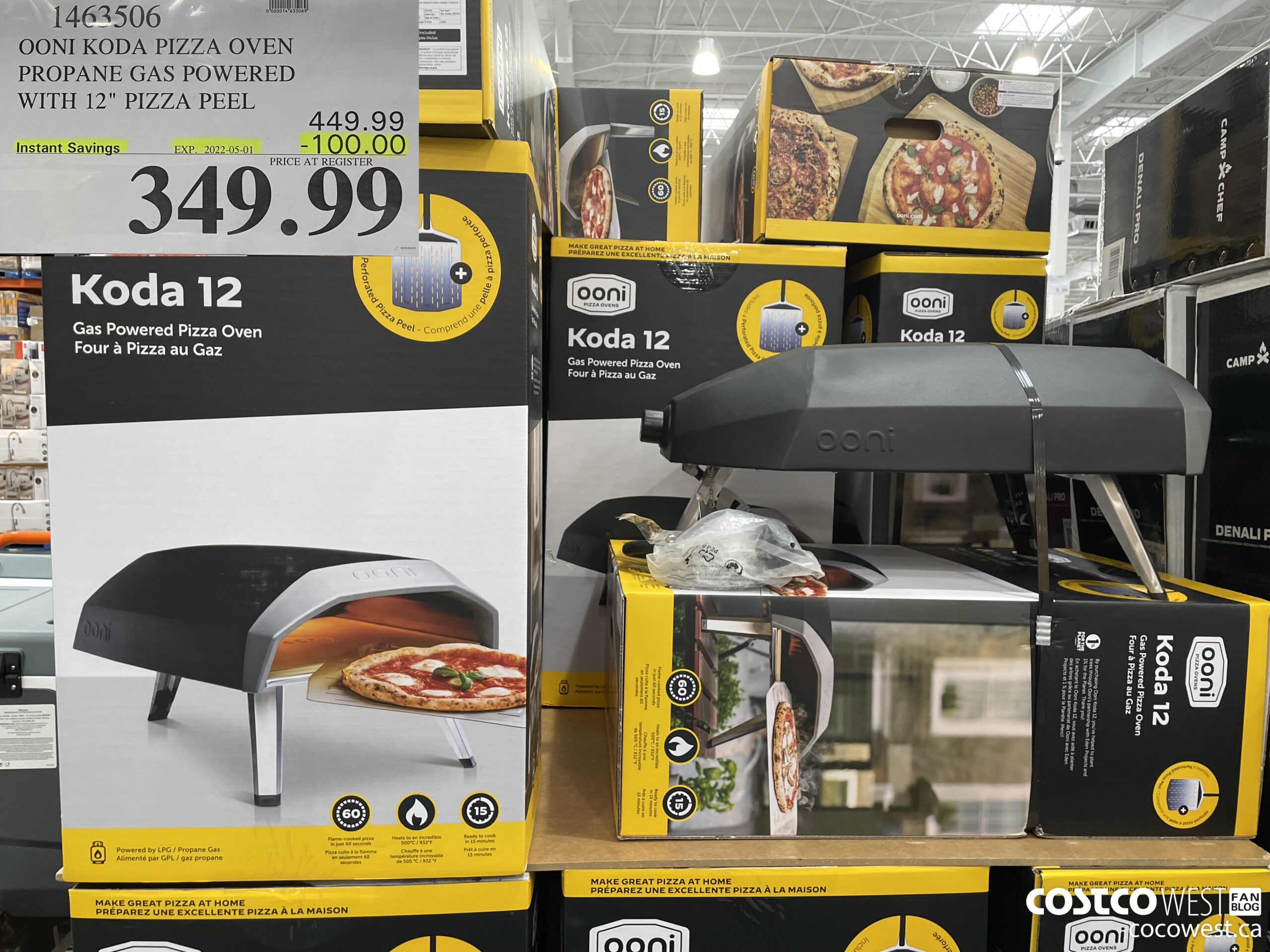 1463506 OONI KODA PIZZA OVEN PROPANE GAS POWERED WITH 12