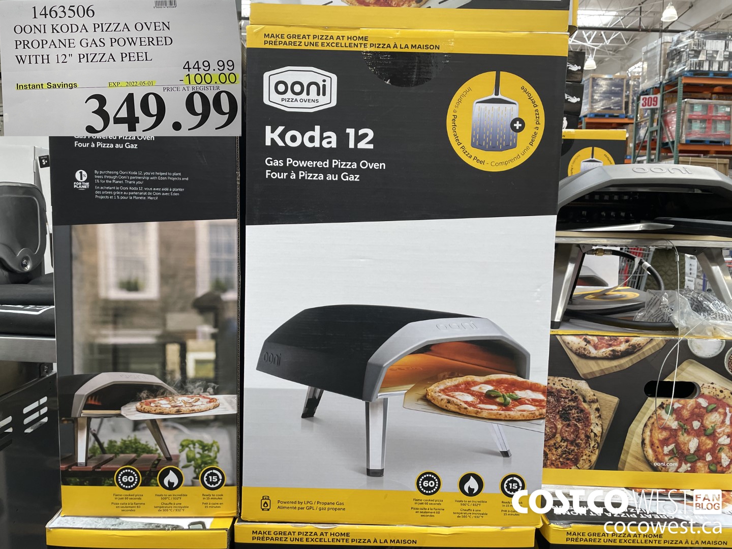 1463506 OONI KODA PIZZA OVEN PROPANE GAS POWERED WITH 12