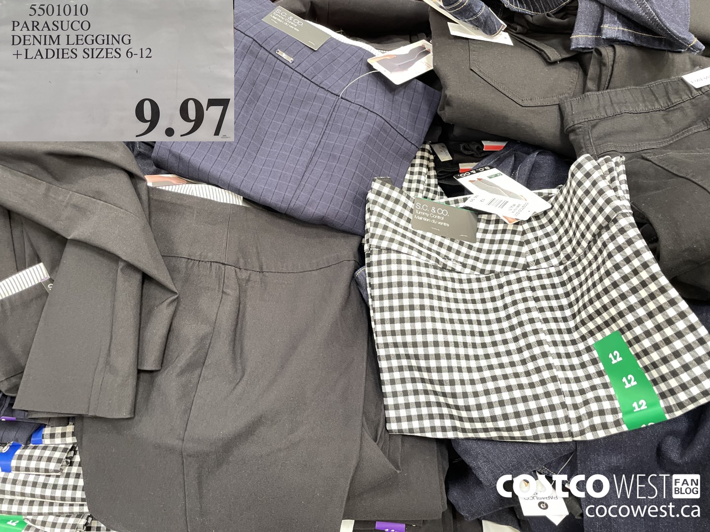 5501010 PARASUCO DENIM LEGGINGS LADIES SIZES 6-14 $9.97