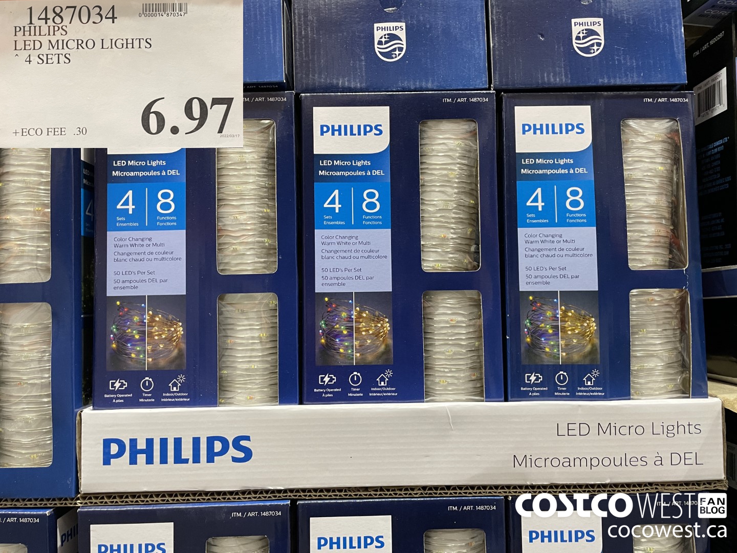 1487034 PHILIPS LED MICRO LIGHTS 4 SETS  $6.97