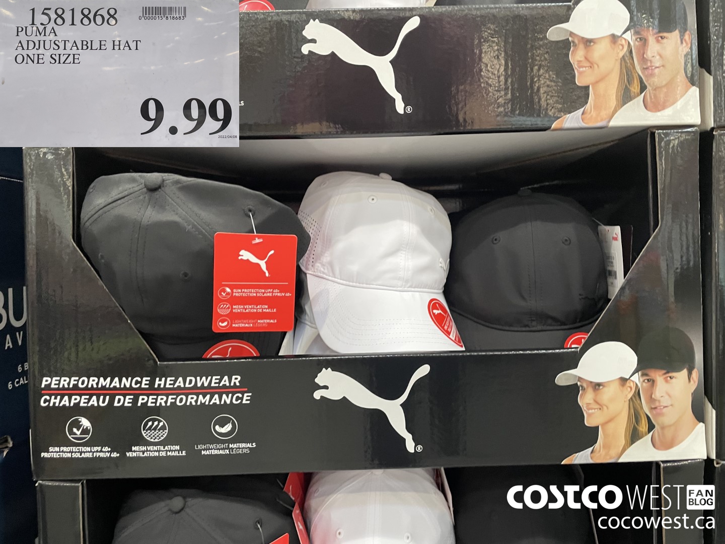 1581868 PUMA ADJUSTABLE HAT ONE SIZE $9.99