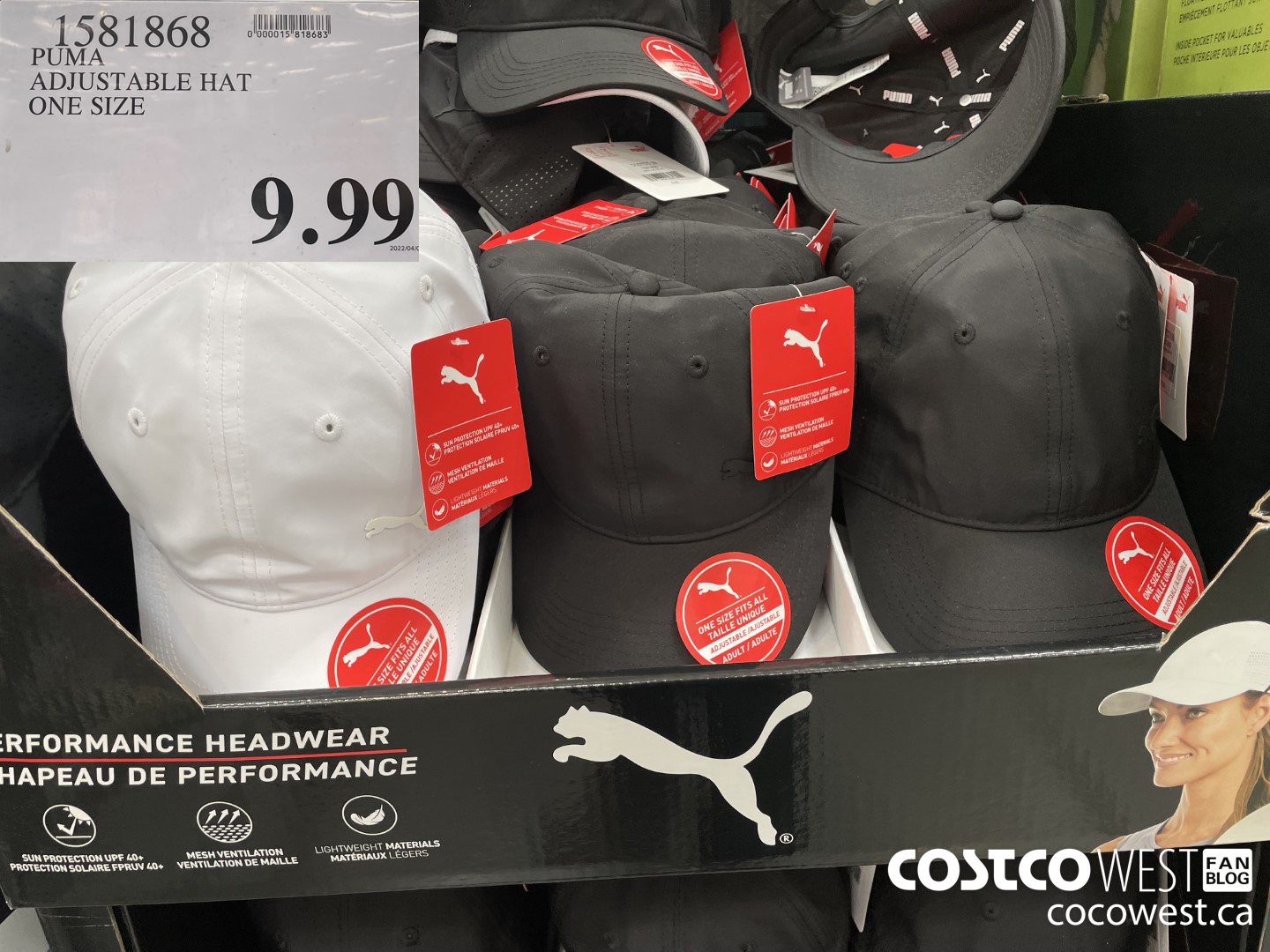 1581868 PUMA ADJUSTABLE HAT ONE SIZE $9.99