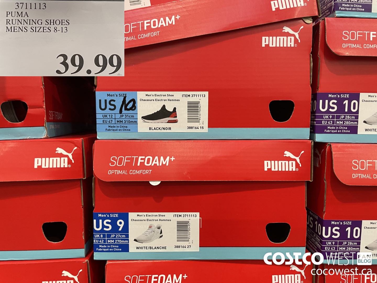 3711113 PUMA RUNNING SHOES MENS SIZES 8-13  $39.99