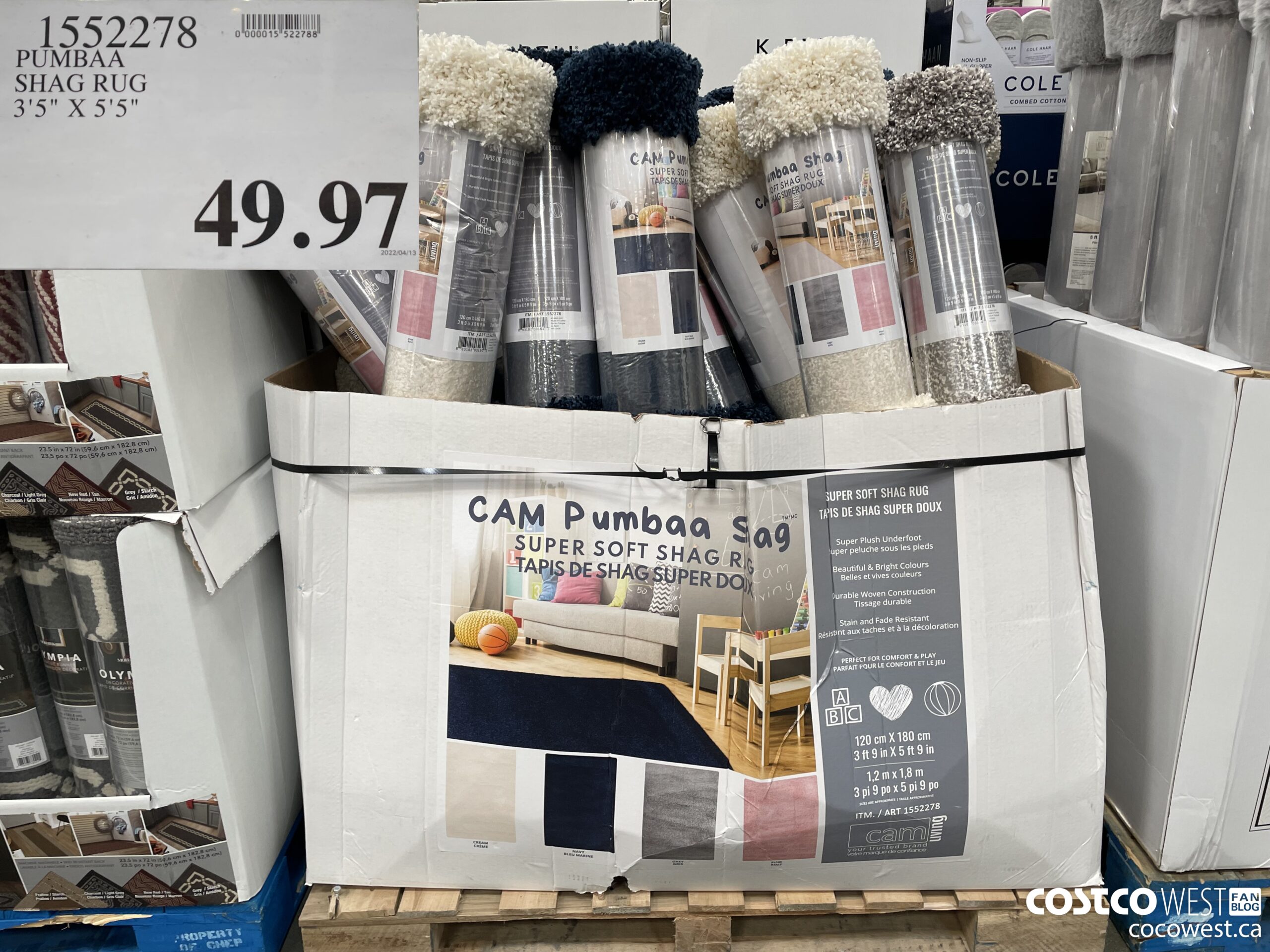 1552278 PUMBAA SHAG RUG 3'5