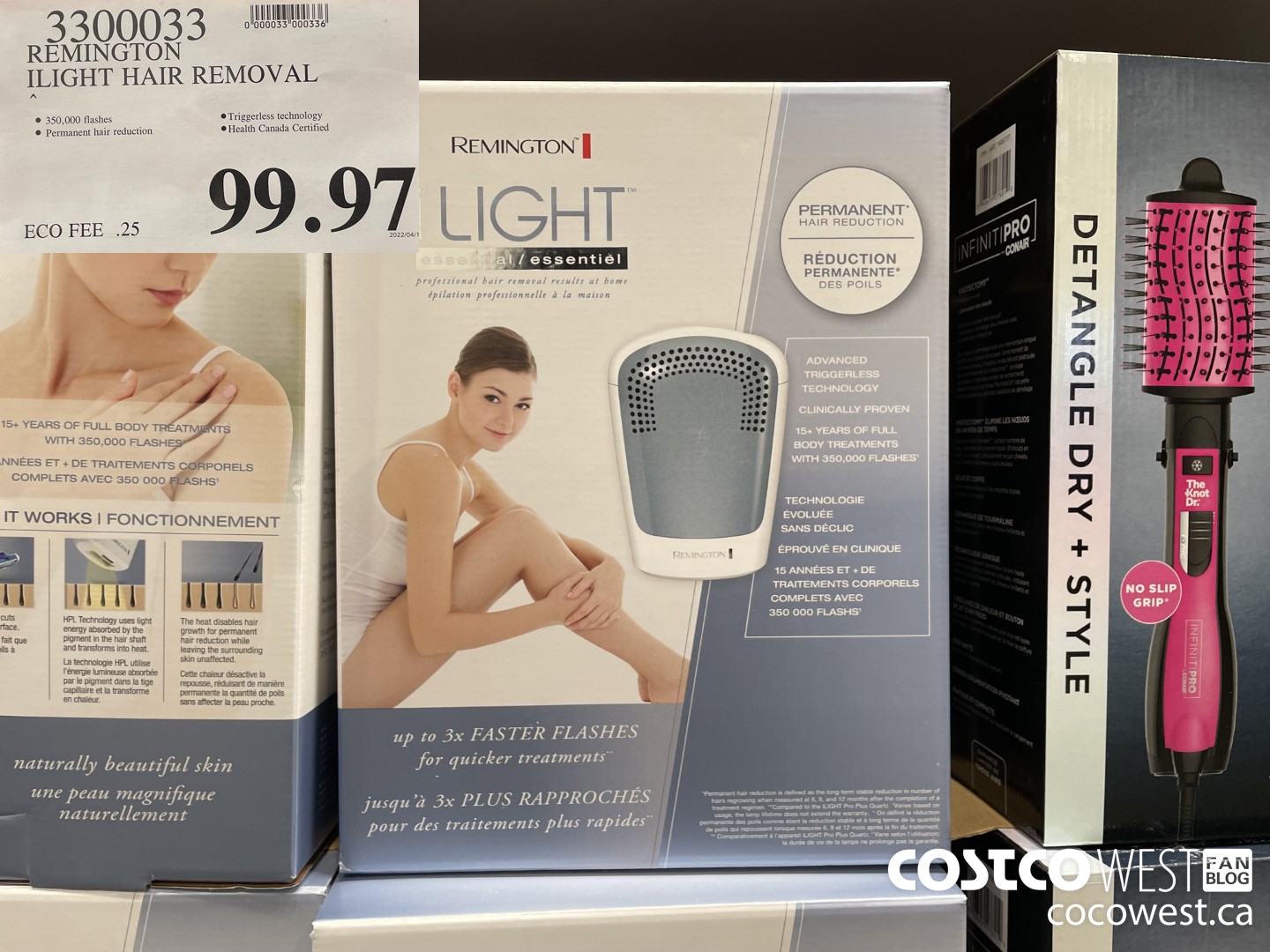3300033 REMMINGTON ILIGHT HAIR REMOVAL $99.97