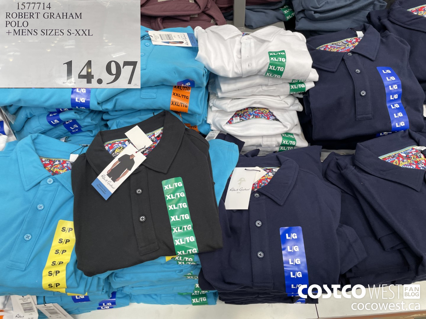 1577714 ROBERT GRAHAM POLO MENS SIZES S-XXL $14.97