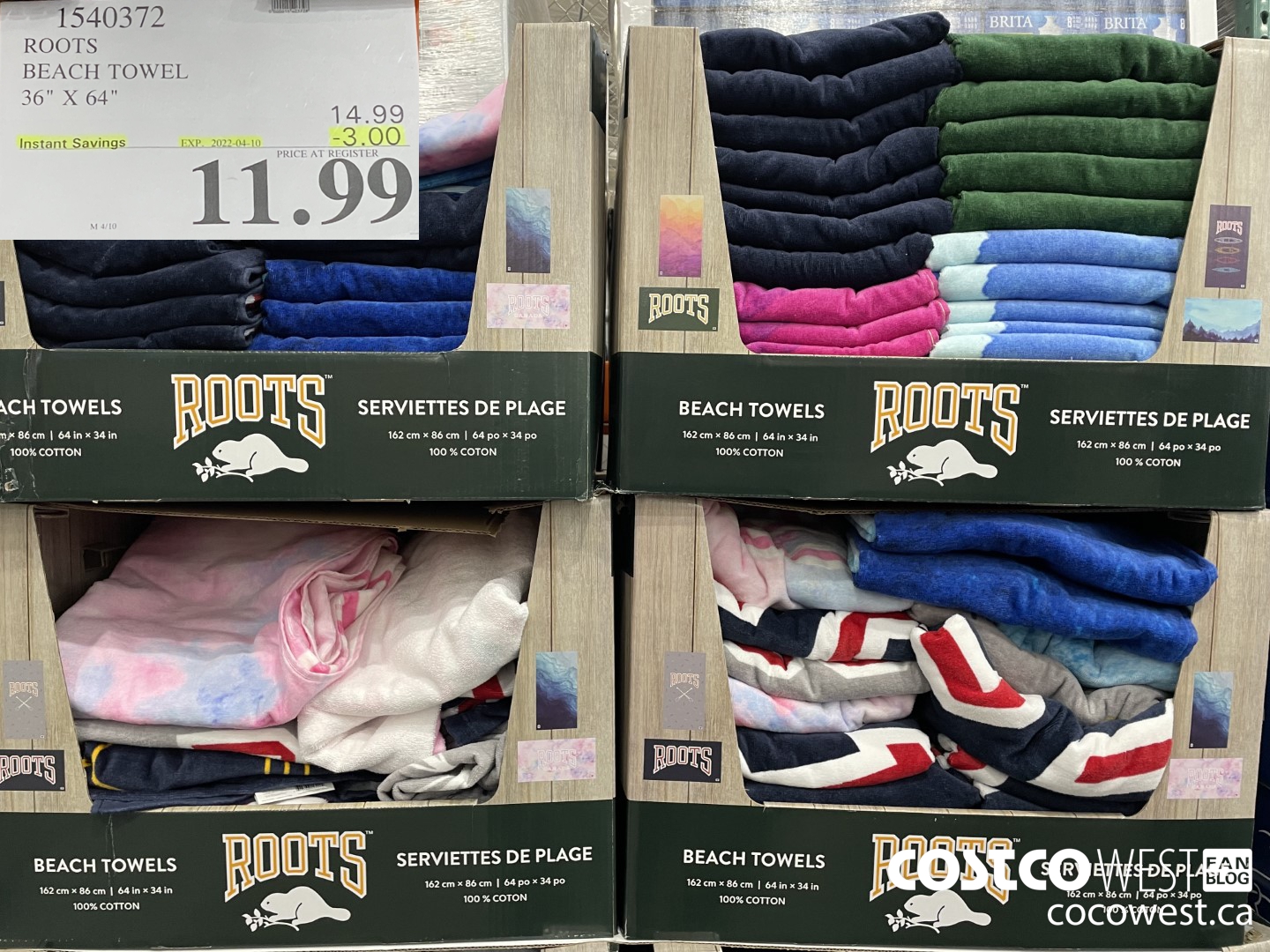 ROOTS COZY SOCKS 6PK LADIES SIZES 4-10 at Costco South Saskatoon