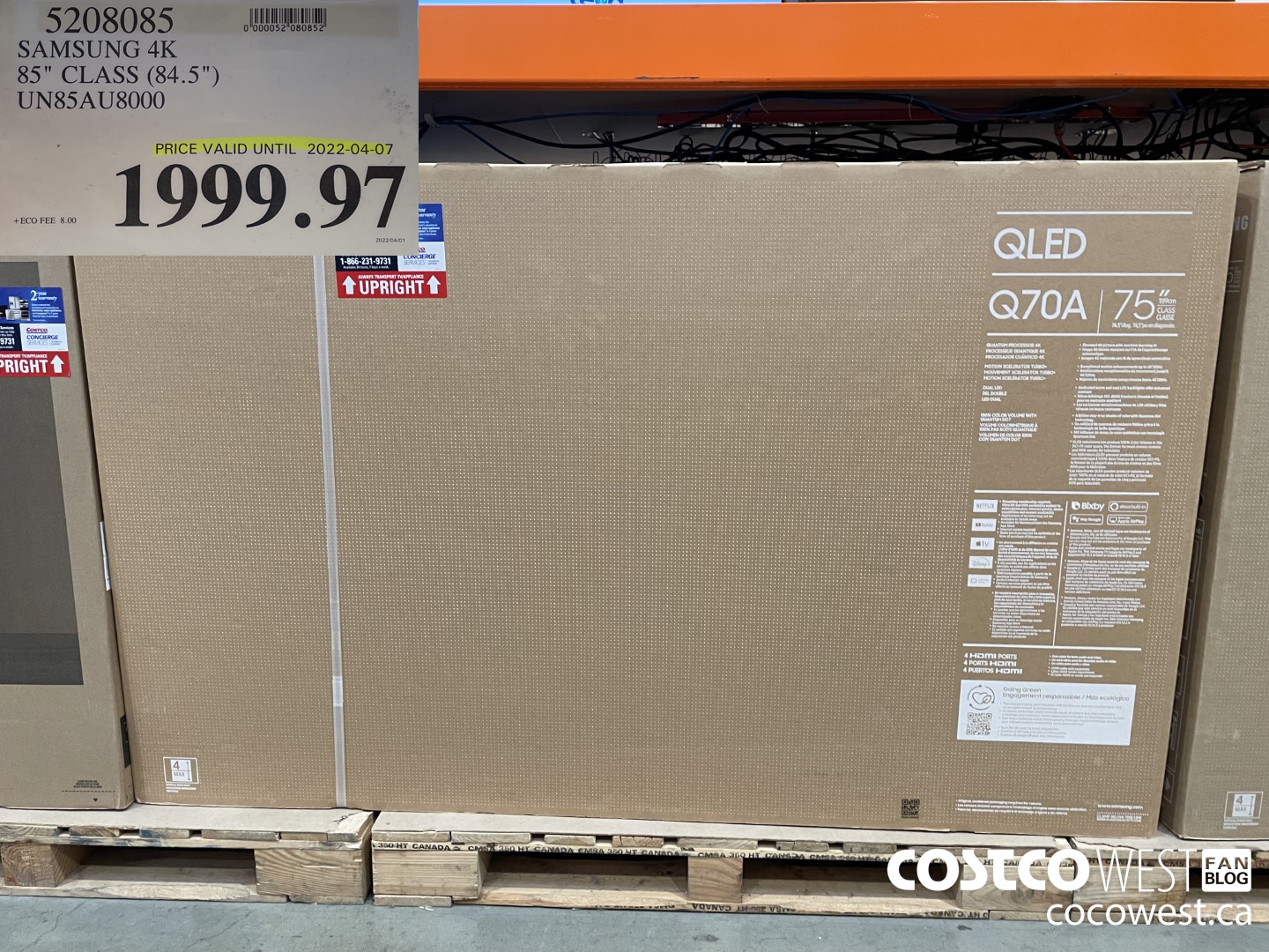 5208085 SAMSUNG 4K 85