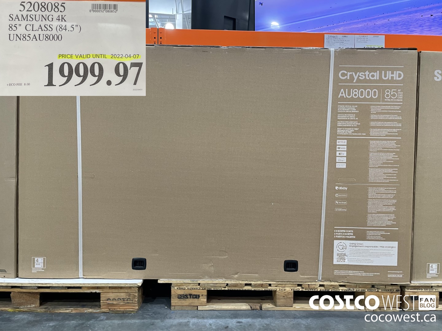 5208085 SAMSUNG 4K 85