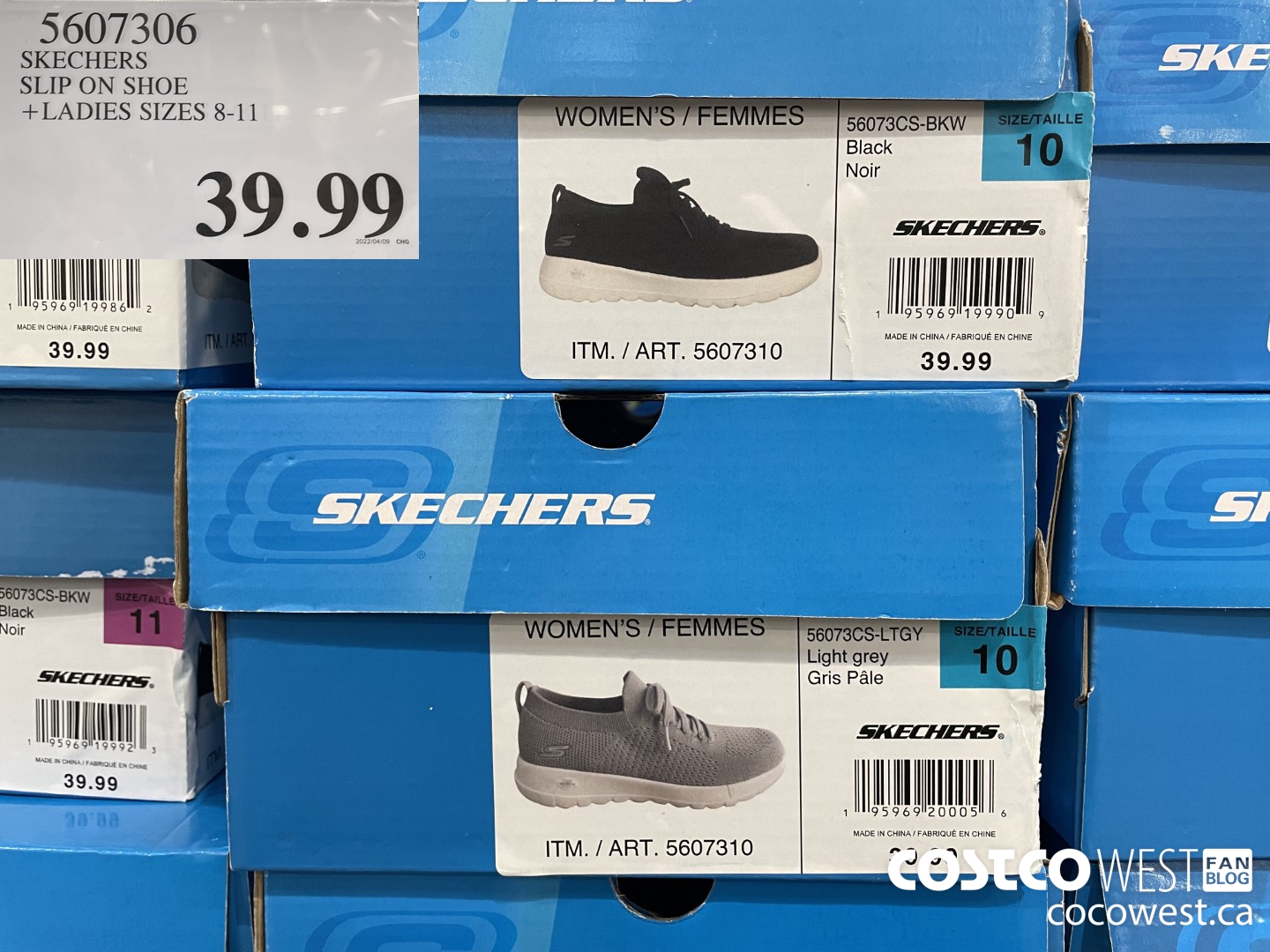 5607306 SKECHERS SLIP ON SHOE LADIES SIZES 8-11  $39.99