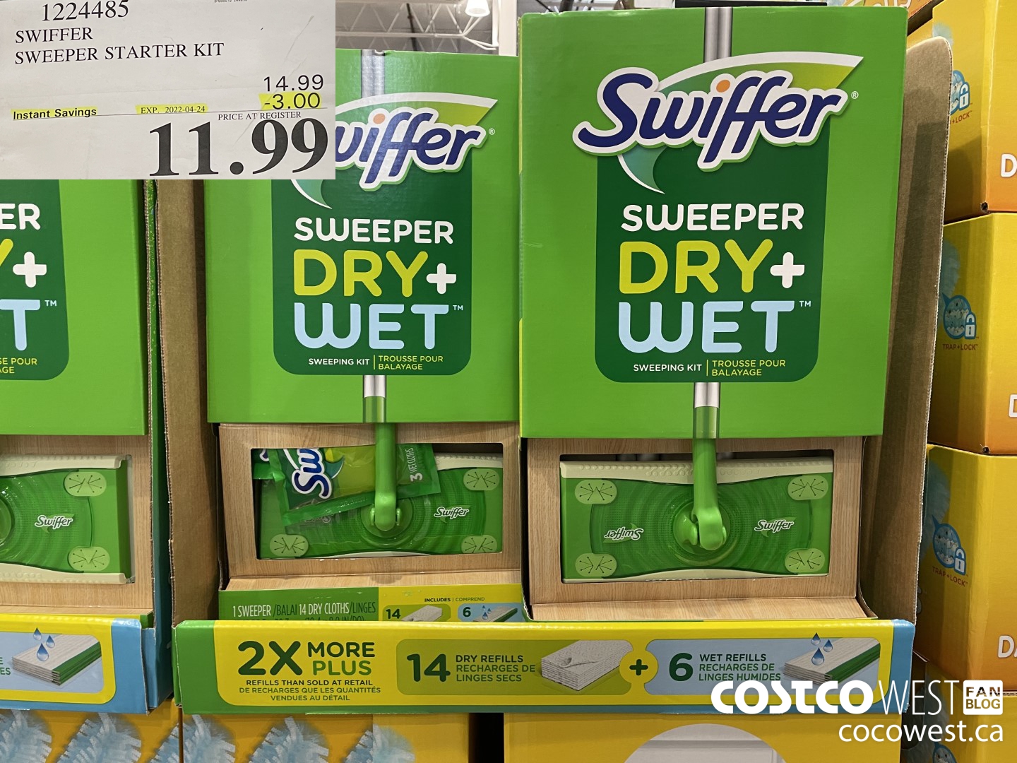 1224485 SWIFFER SWEEPER STARTER KIT ($3.00 INSTANT SAVINGS EXPIRES ON 2022-04-24) $11.99