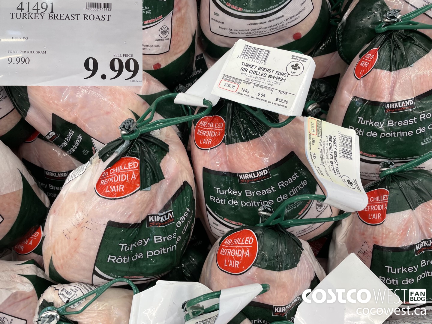 41491 TURKEY BREAST ROAST $9.99