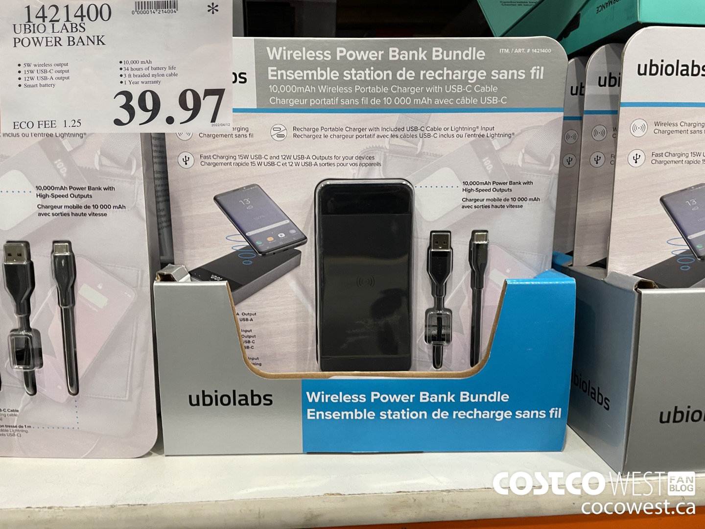 1421400 UBIO LABS POWER BANK  $399.7