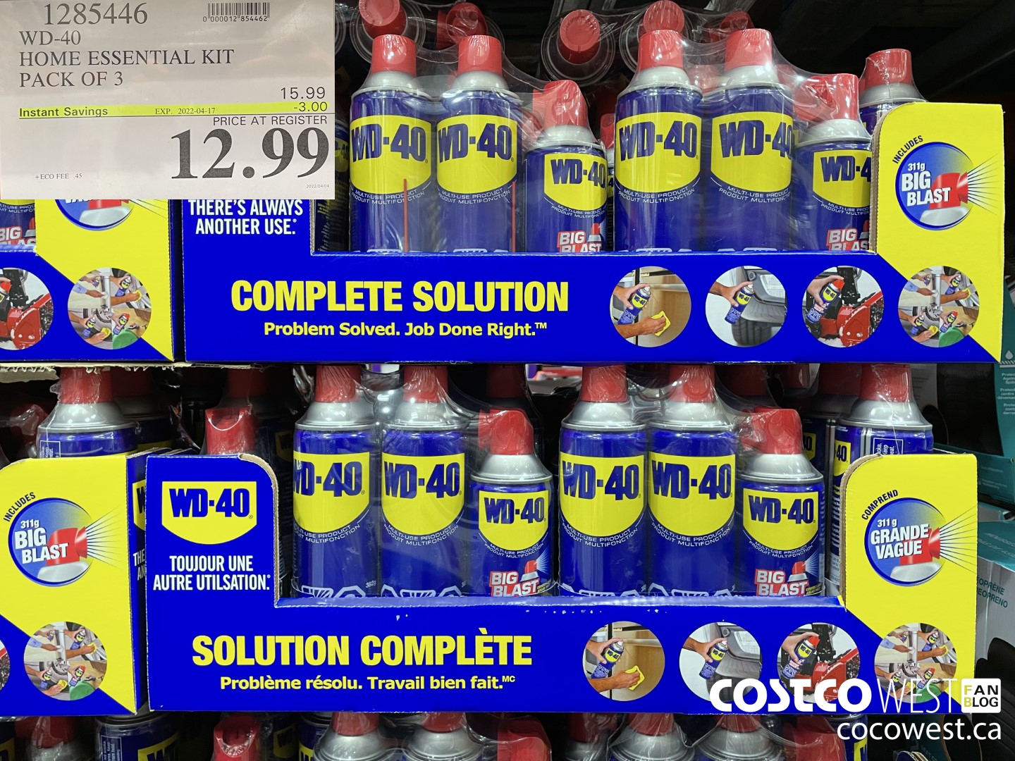 1285446 WD-40 HOME ESSENTIAL KIT PACK OF 3 ($3.00 INSTANT SAVINGS EXPIRES ON 2022-04-17) $12.99