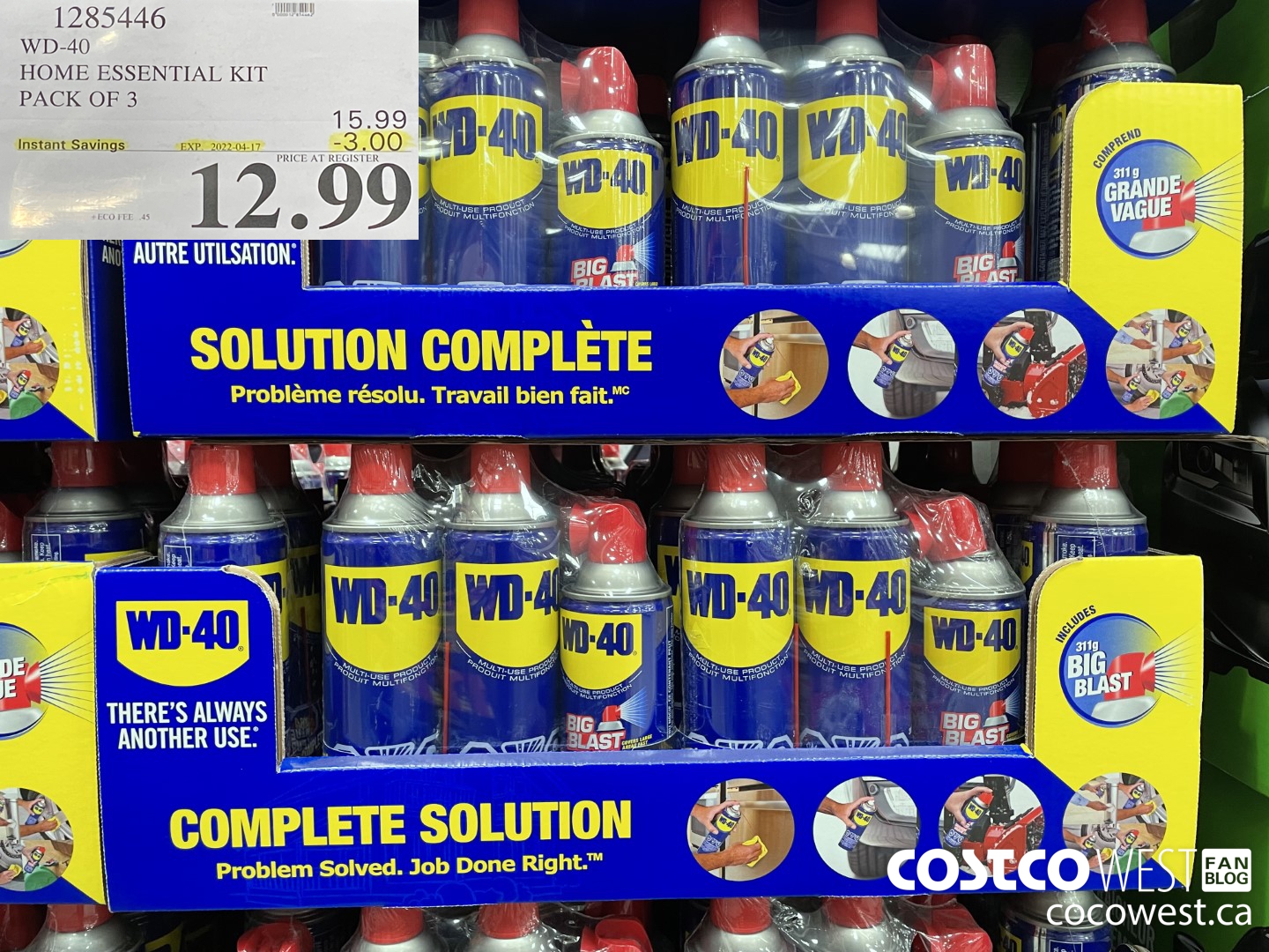1285446 WD-40 HOME ESSENTIAL KIT PACK OF 3 ($3.00 INSTANT SAVINGS EXPIRES ON 2022-04-17) $12.99