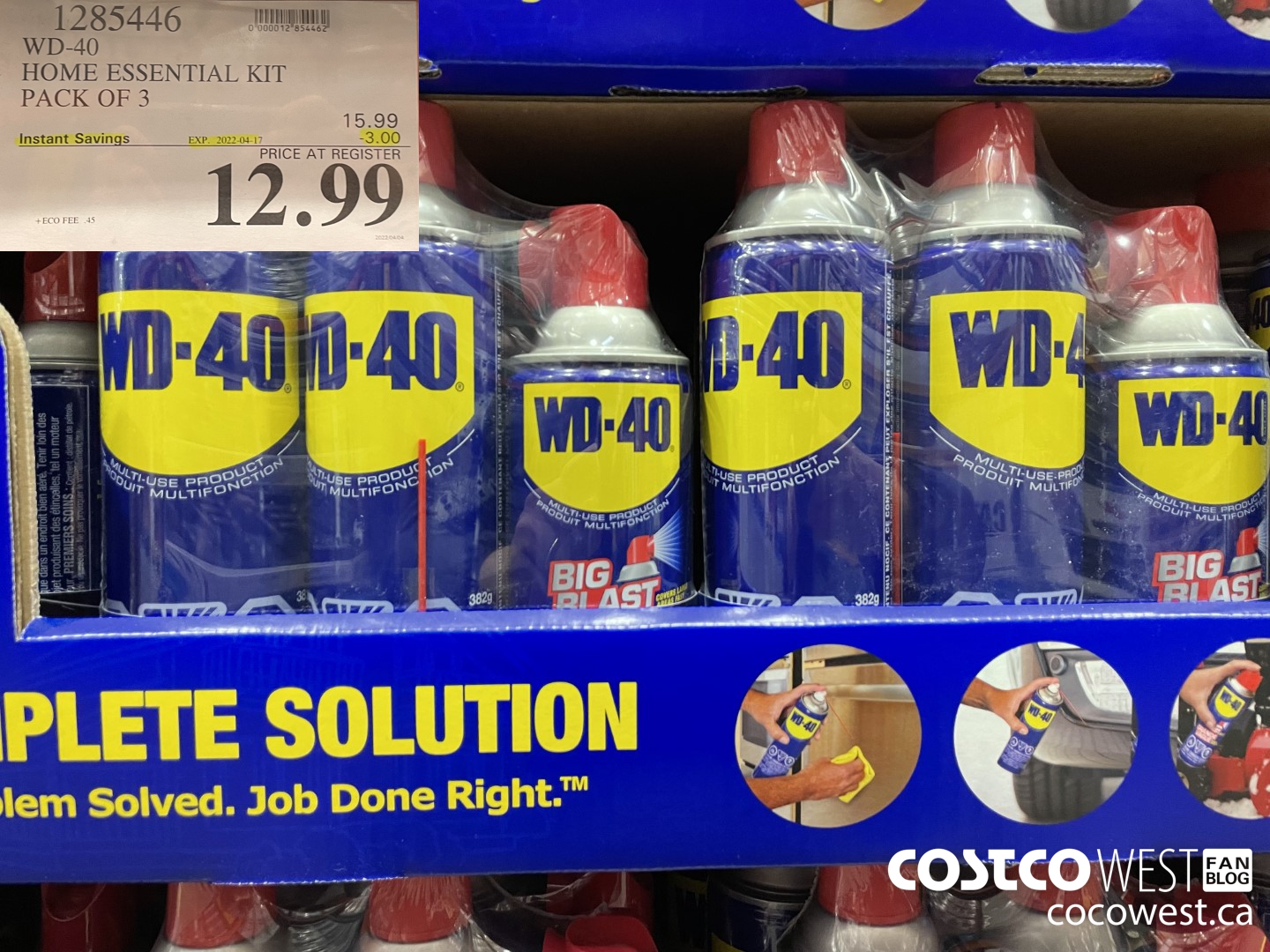 1285446 WD40 HOME ESSENTIAL KIT PACK OF 3 ($3.00 INSTANT SAVINGS EXPIRES ON 2022-04-17) $12.99
