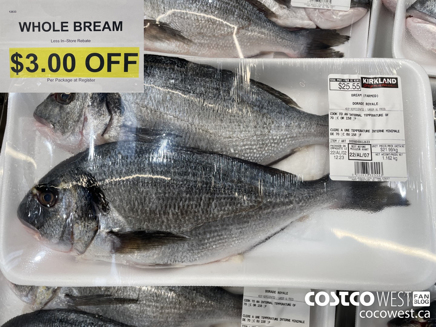12633 WHOLE BREAM ($3.00 INSTANT SAVINGS)