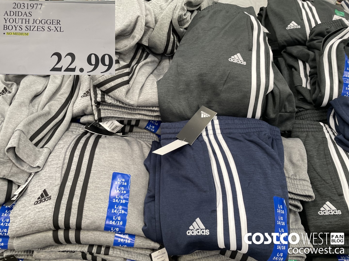 Costco Deals - 🙋🏻‍♂️Men's @adidas #frenchterry #joggers are on