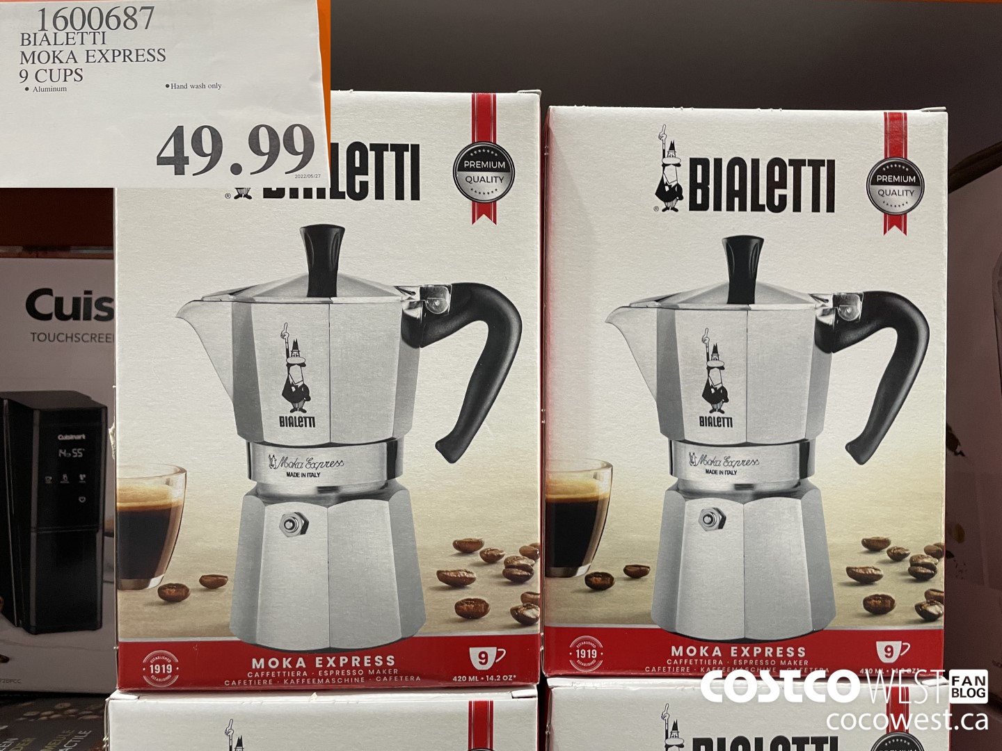 Bialetti 9 Cups - 420ml MOKA EXPRESS Stove Top Espresso Maker - BLACK  FRIDAY SALE