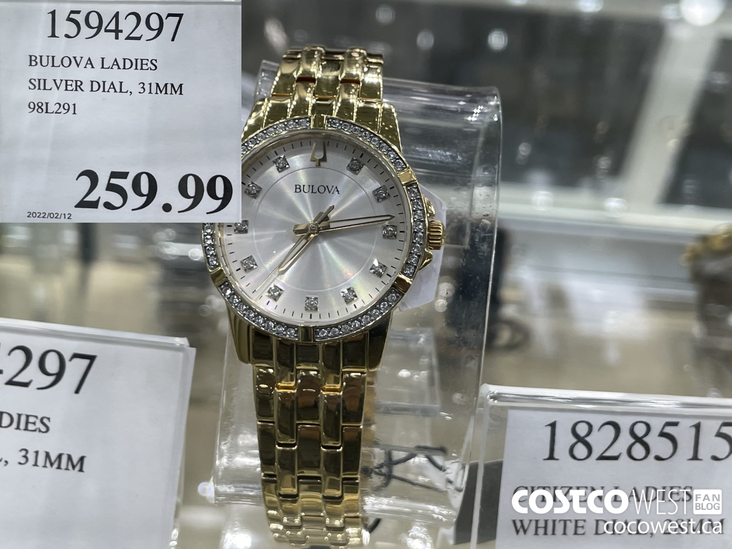 Bulova watch women's clearance costco