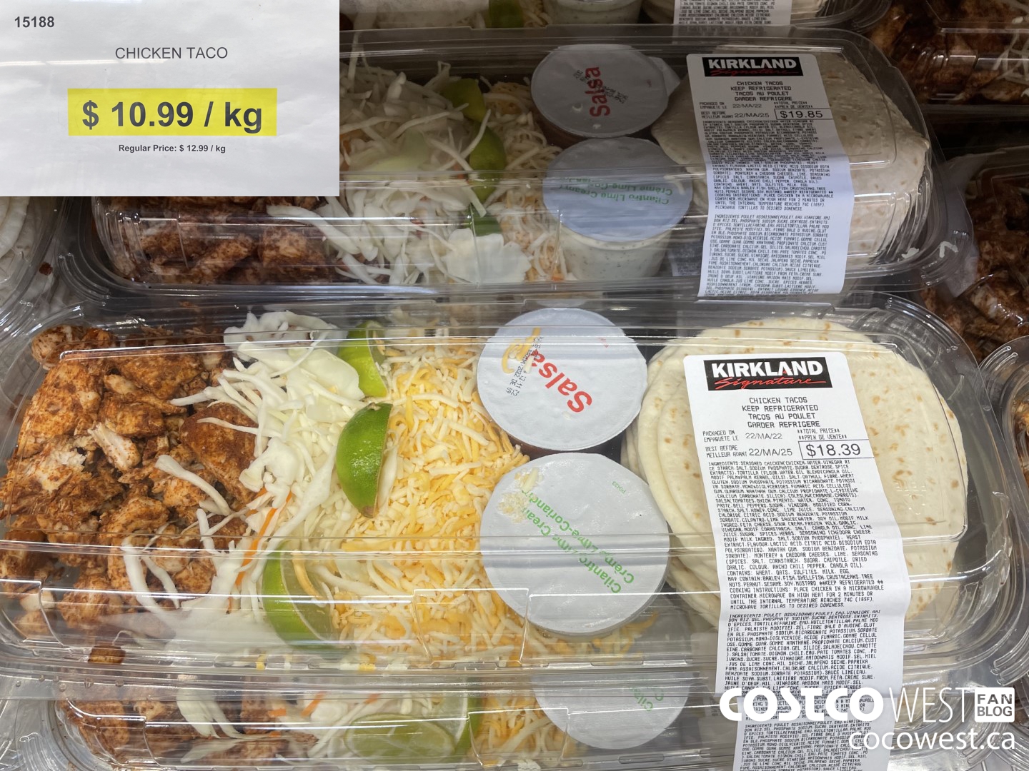 15188 CHICKEN TACO ($2.00 INSTANT SAVINGS) $10.99