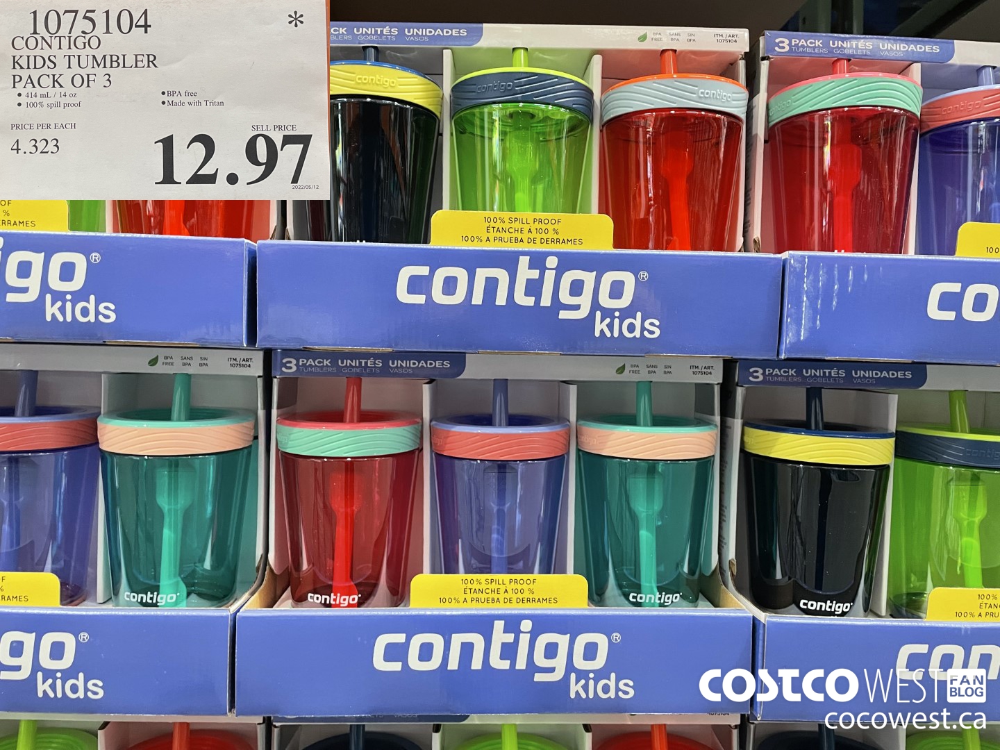 Contigo Kids Tumblers 3-Pack Only $11.99 at Costco