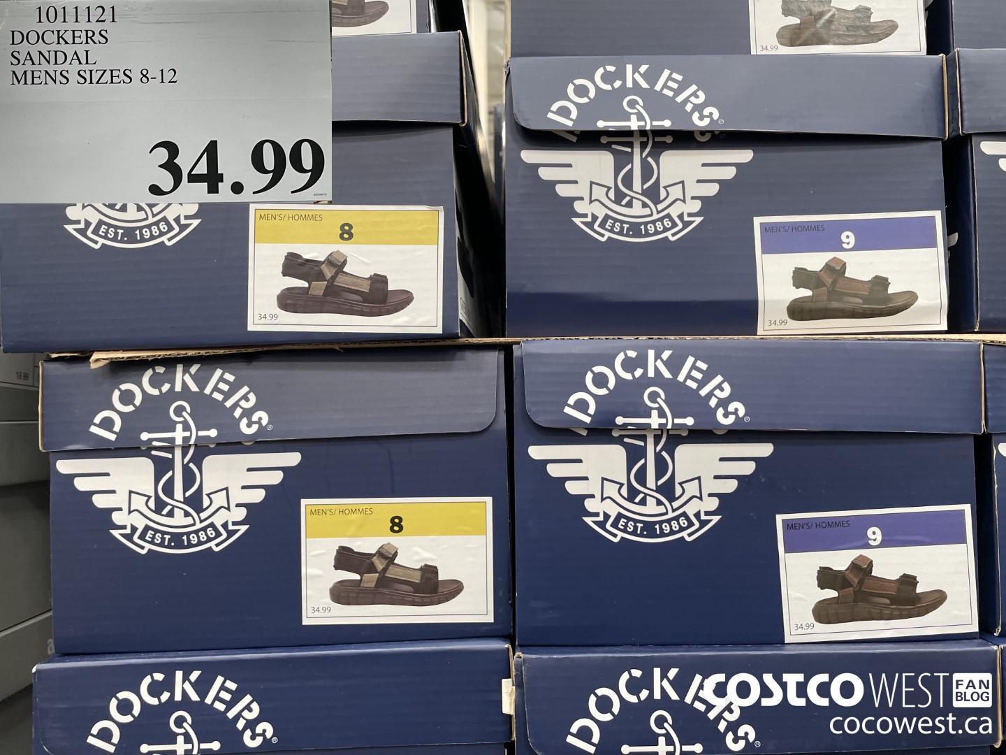 1011121 DOCKERS SANDAL MENS SIZES 8-12  $34.99