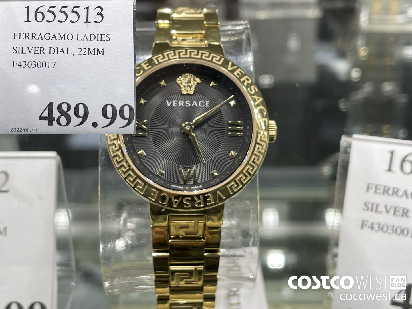 Versace men's shop watch costco