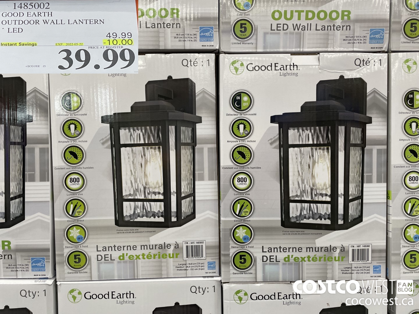 Good earth lighting outdoor wall deals lantern