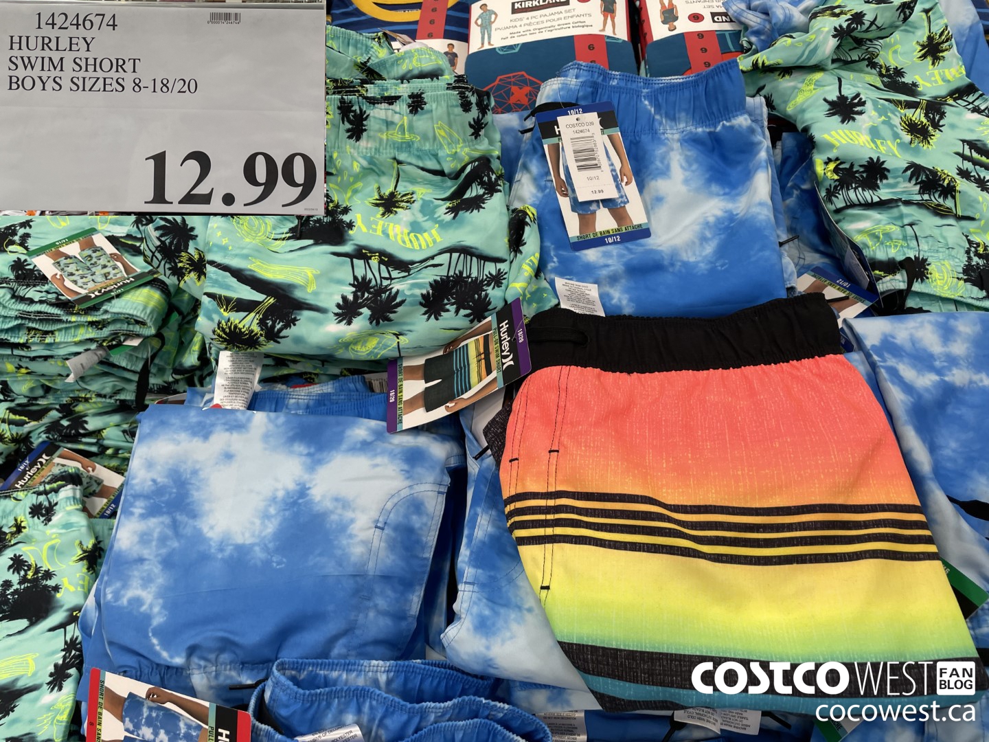 1424674 HURLEY SWIM SHORT BOYS SIZES 8-18/20 $12.99