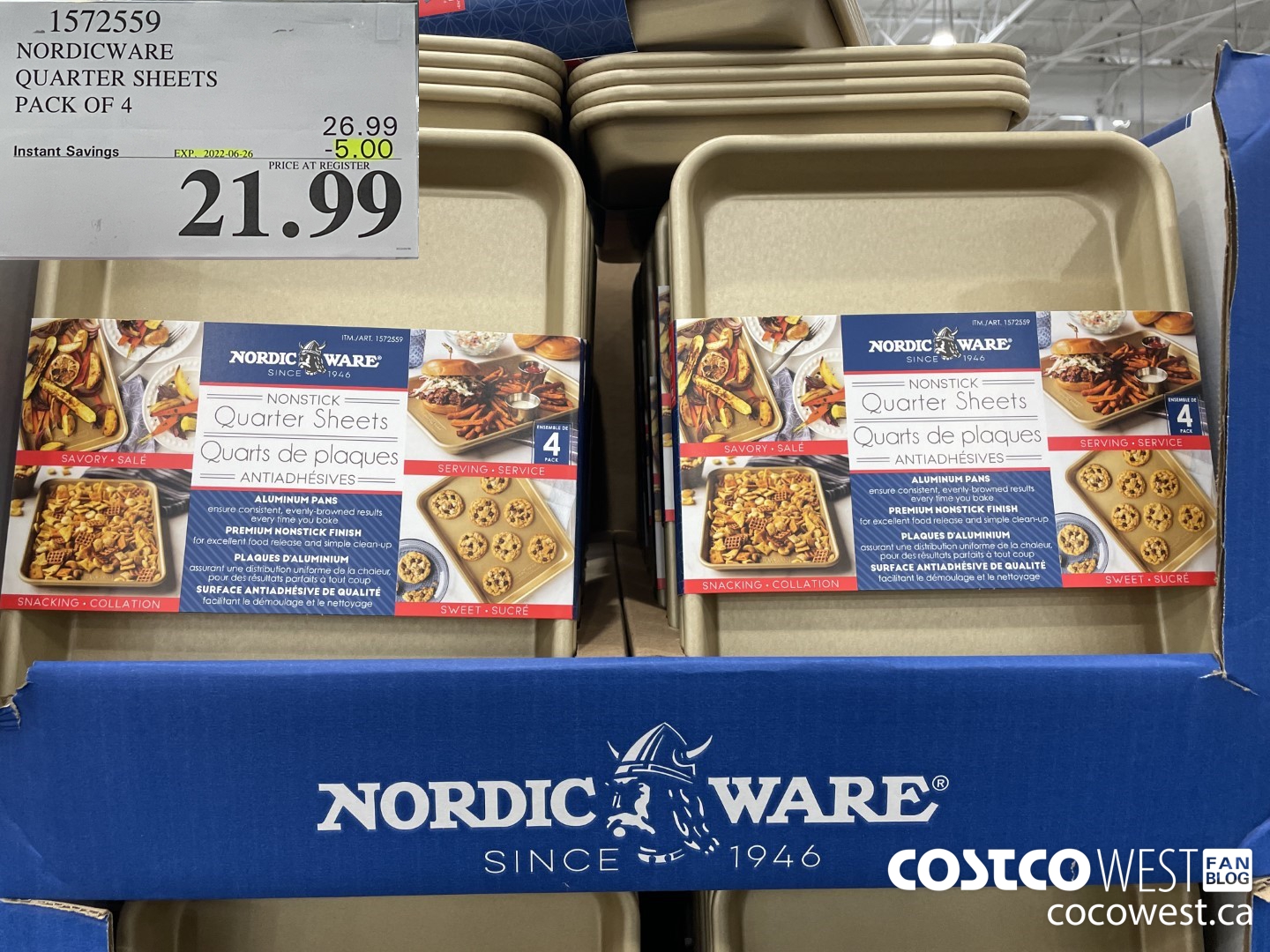 Nordic Ware Nonstick Half Baking Sheet 2 Pack - Cracker Barrel