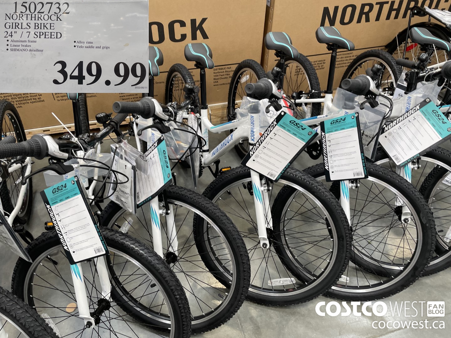 Costco store girls bike