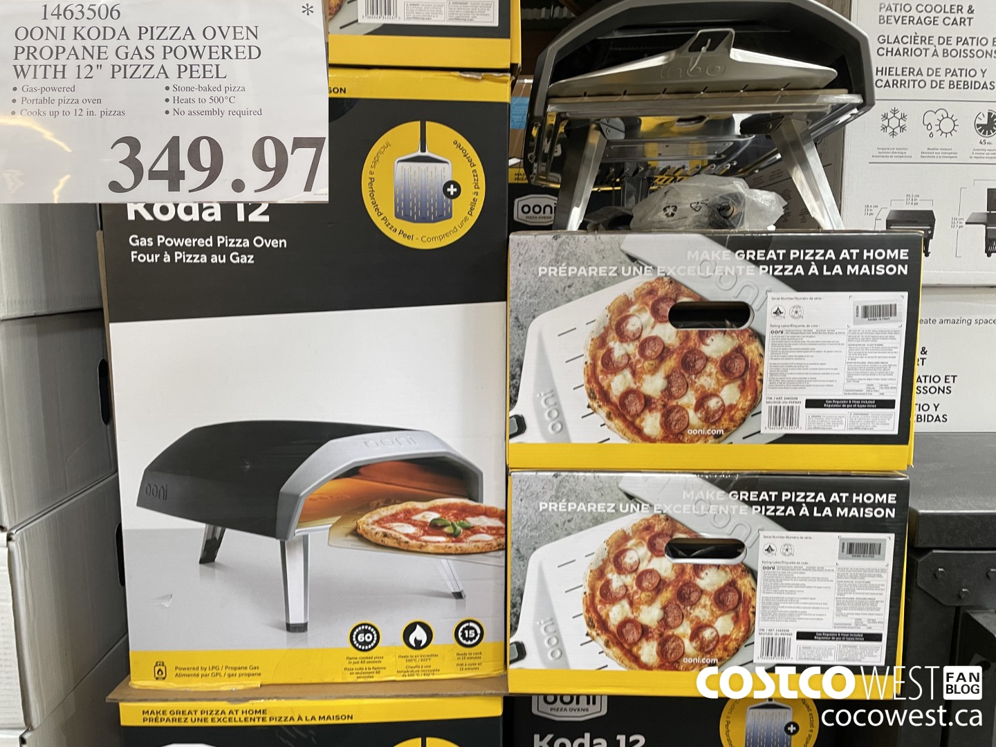 1463506 OONI KODA PIZZA OVEN PROPANE GAS POWERED WITH 12