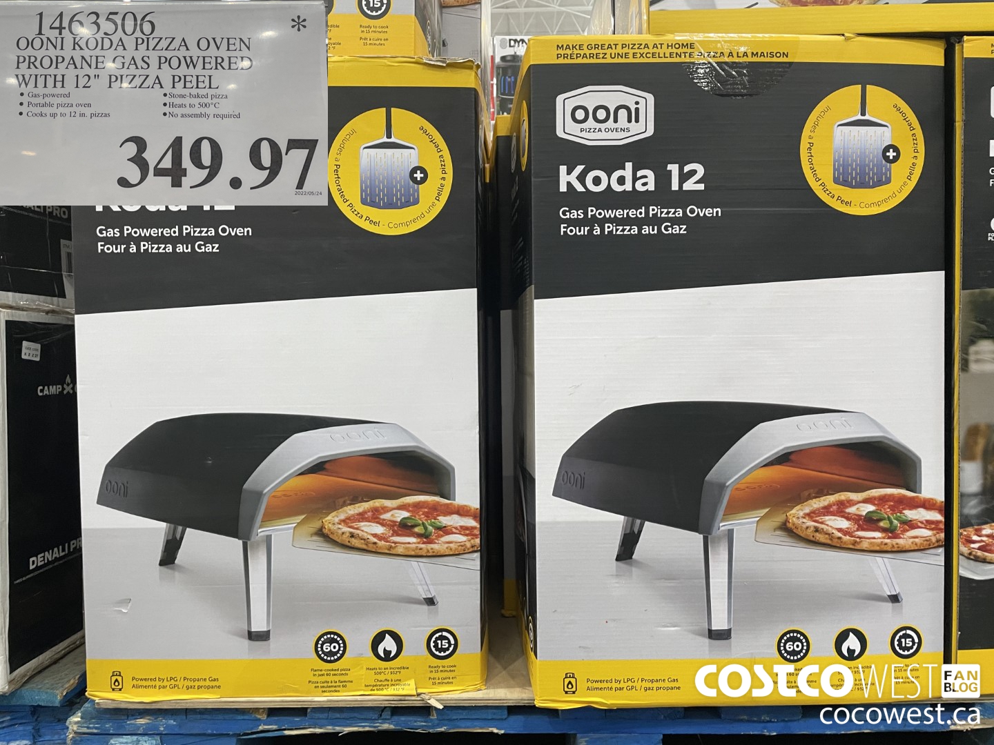 1463506 OONI KODA PIZZA OVEN PROPANE GAS POWERED WITH 12